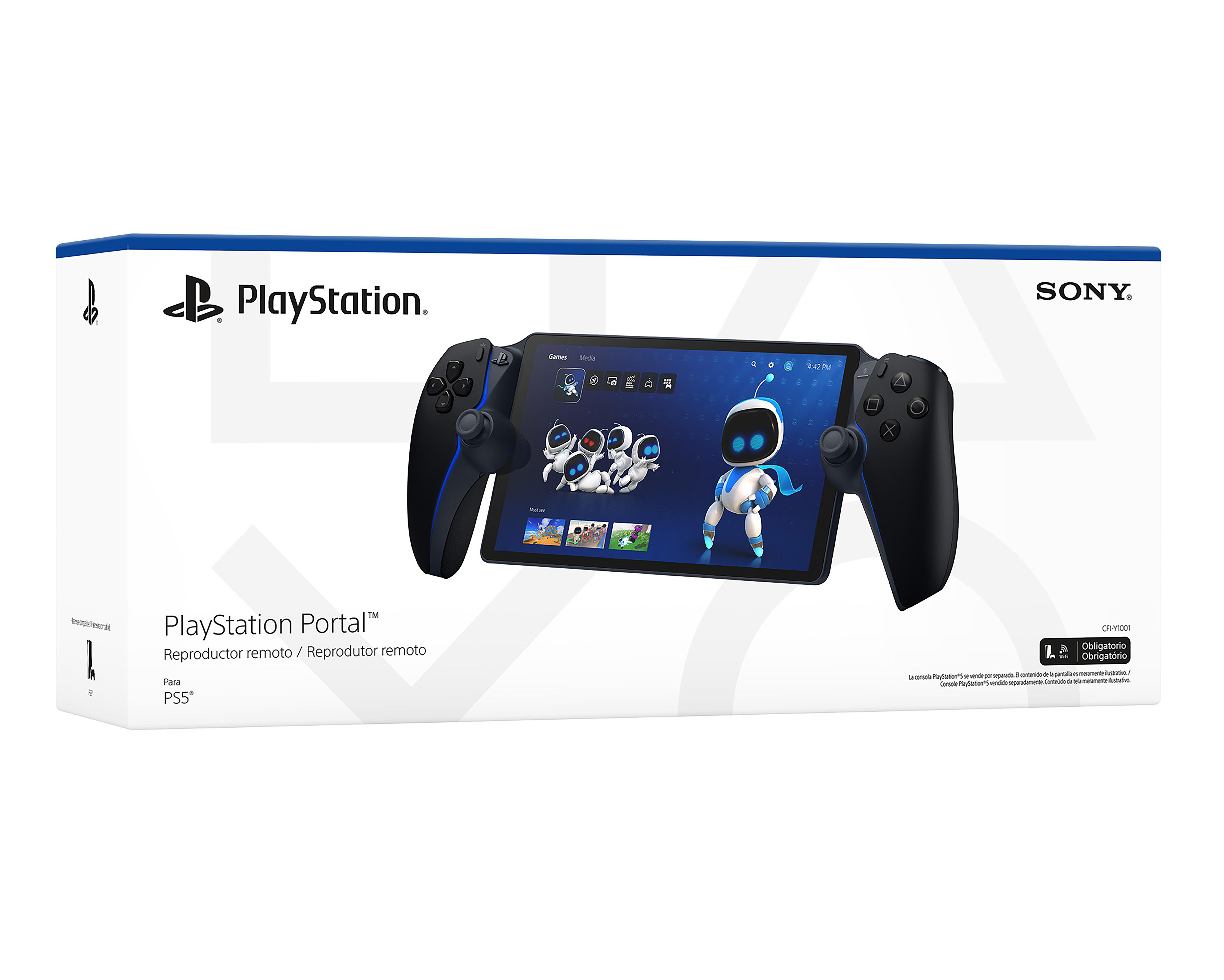 Foto 2 pulgar | Reproductor Remoto Playstation Portal Midnight Black para Playstation 5