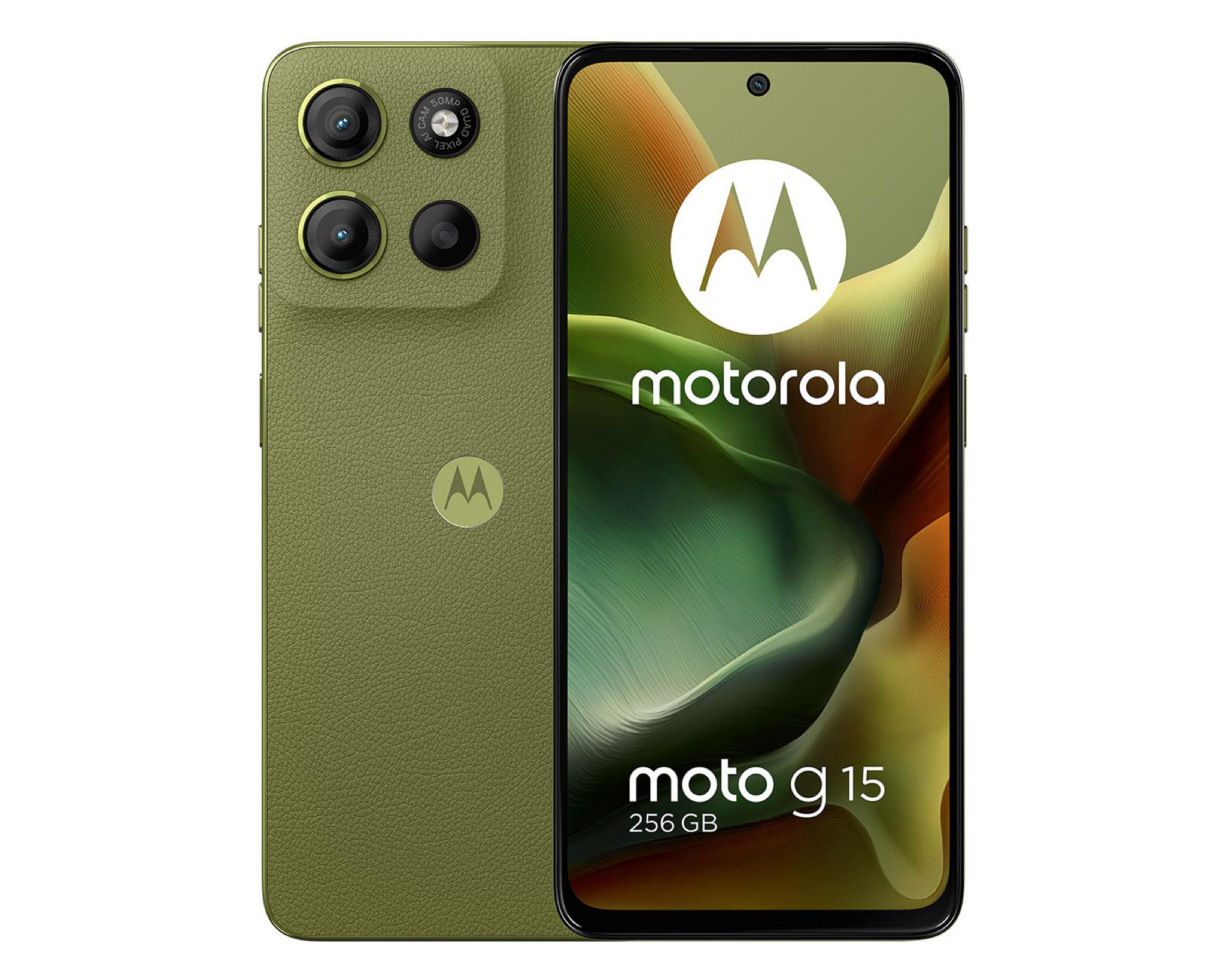 Foto 2 pulgar | Movistar Motorola Moto G15 256 GB Verde