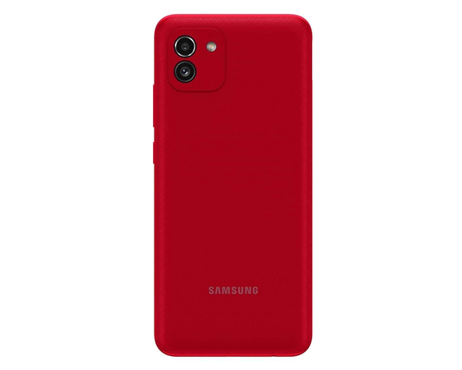 Foto 2 pulgar | Movistar Samsung Galaxy A03 64 GB Rojo