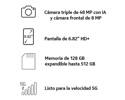 Foto 5 | Celular Nokia Liberado G50 5G 128 GB Azul