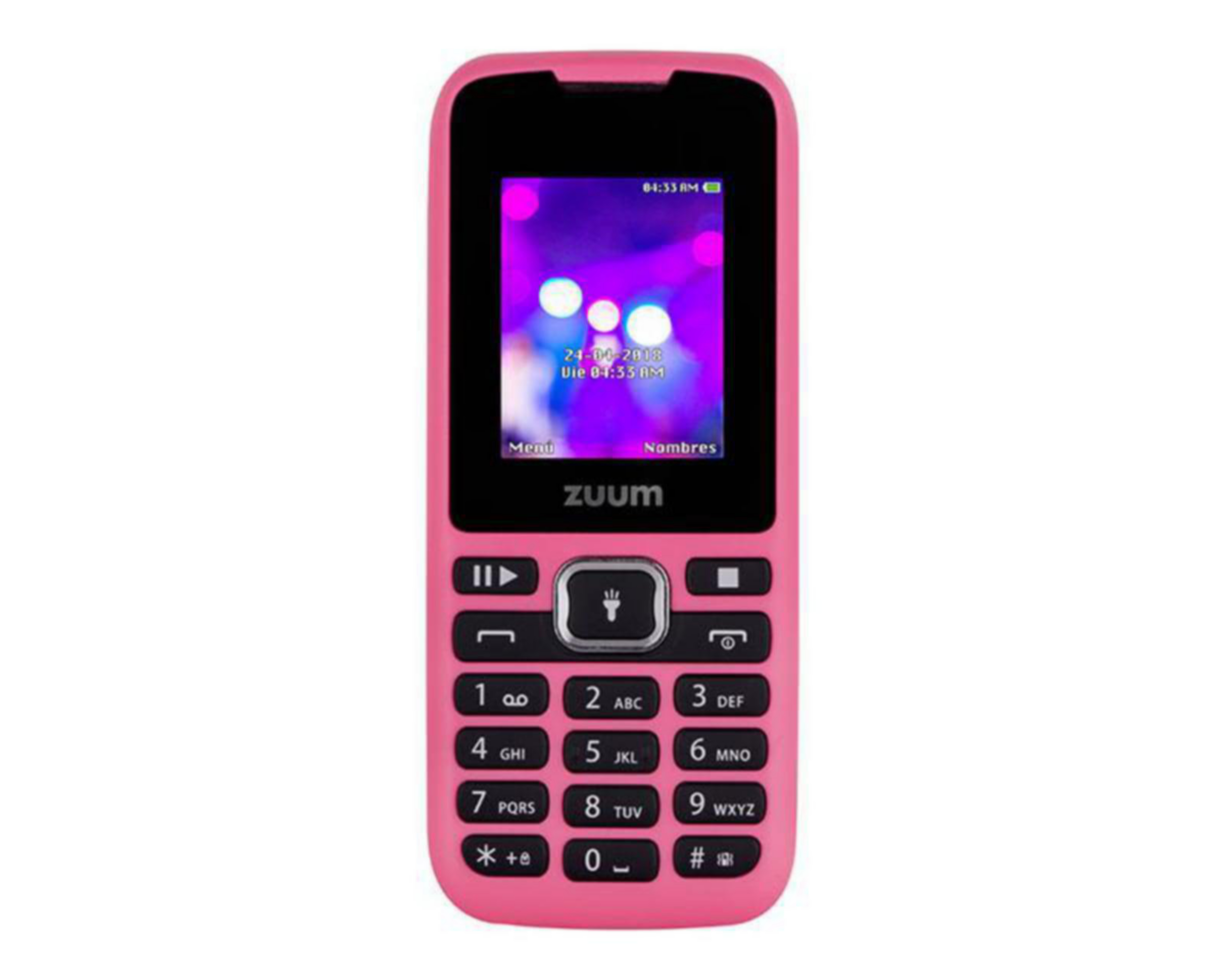 Celular Zuum Liberado Skip II Dual Sim 4 MB Rosa $299