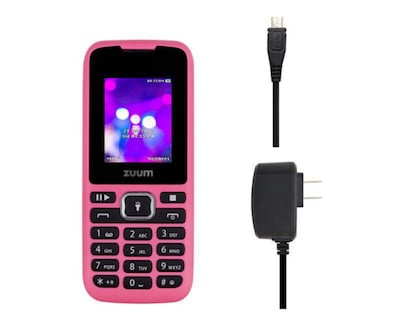 Foto 7 | Celular Zuum Desbloqueado Skip II Dual Sim 4 MB Rosa