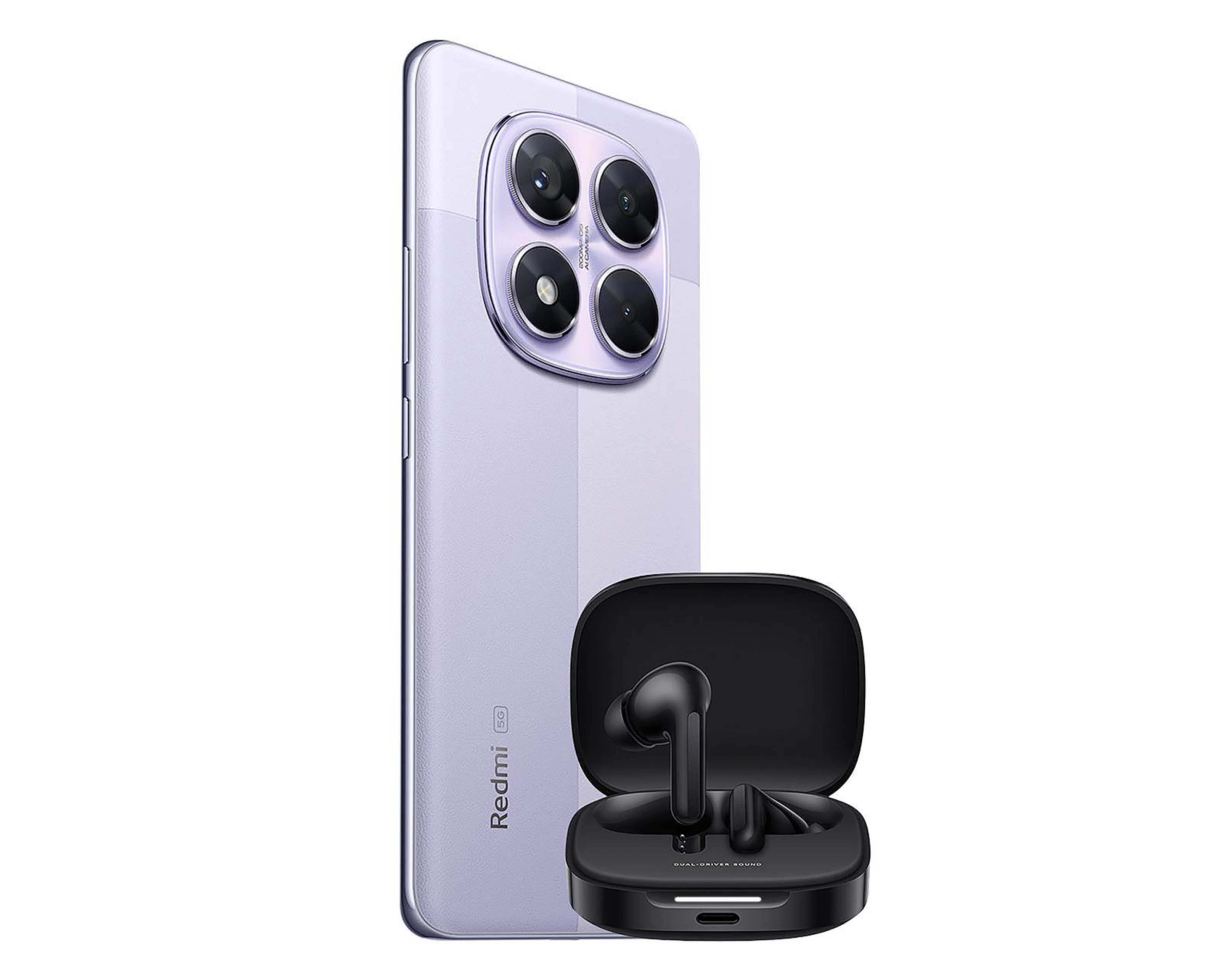 Foto 4 pulgar | Movistar Xiaomi Redmi Note 14 Pro 5G 256 GB Morado + Redmi Buds 6 Active
