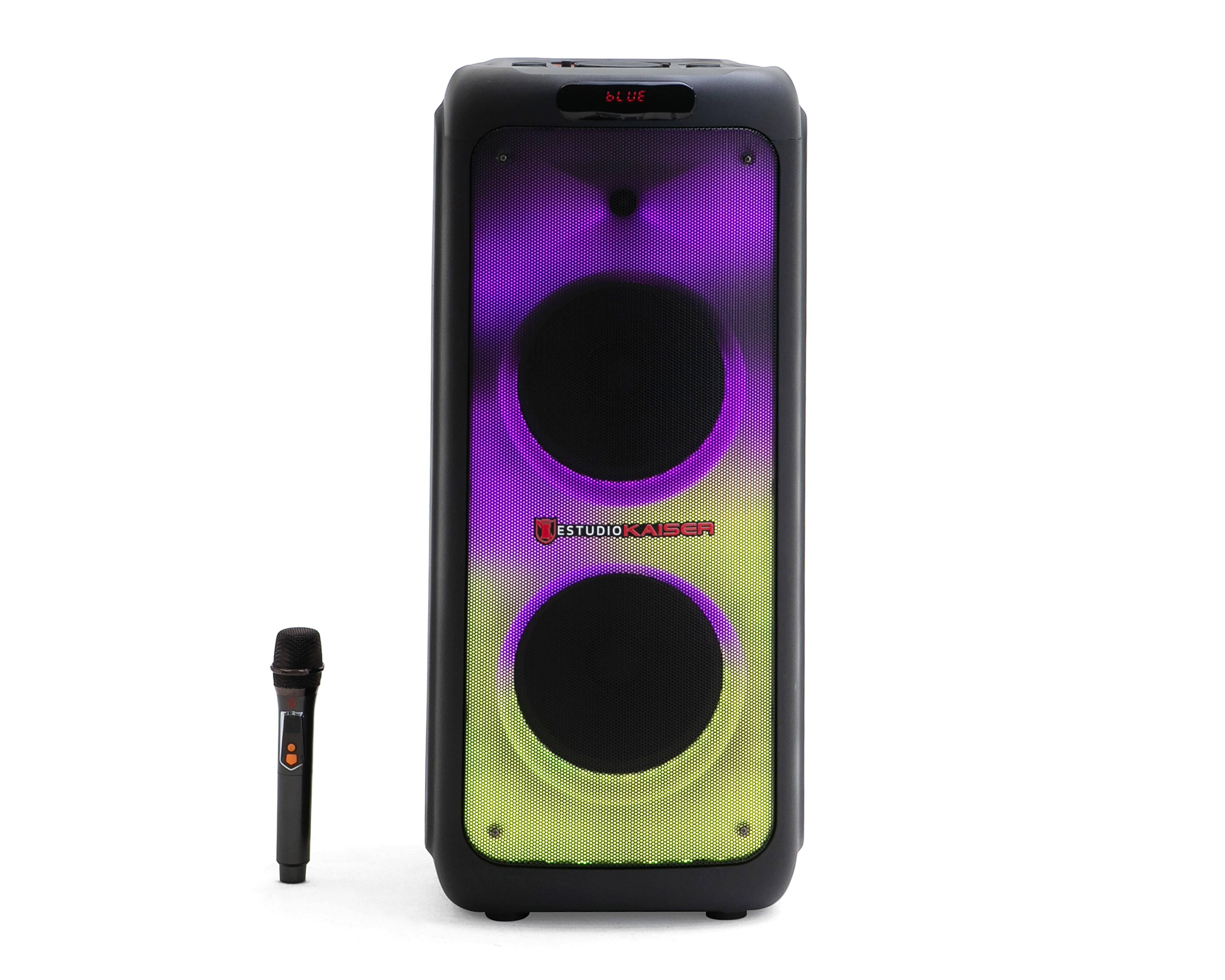 Bocina Bluetooth Bafle Estudio Kaiser KXB-5010 60 W con Micrófono Inalámbrico $4,699