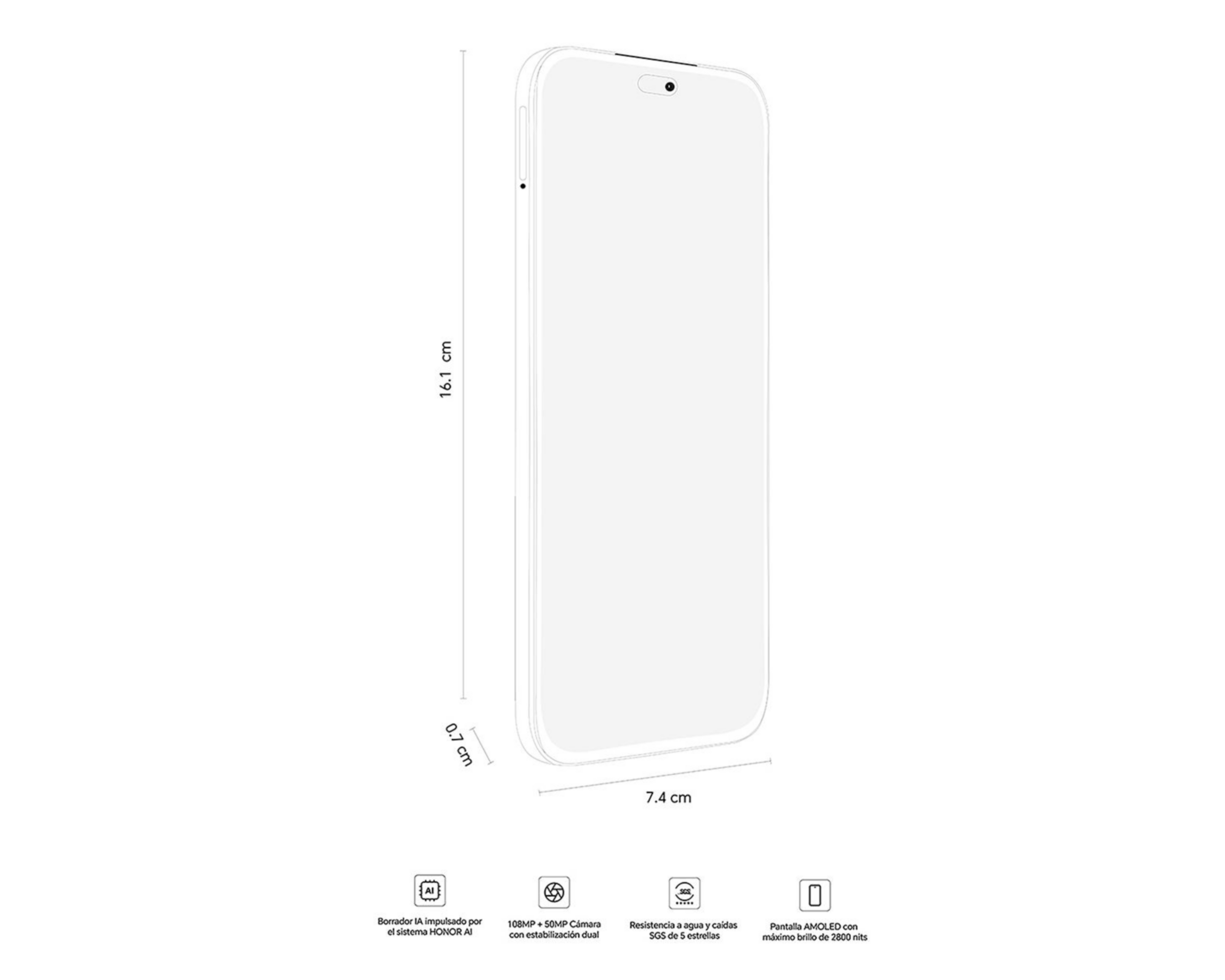 Foto 8 | Telcel Honor X8C 512 GB Verde + True Wireless