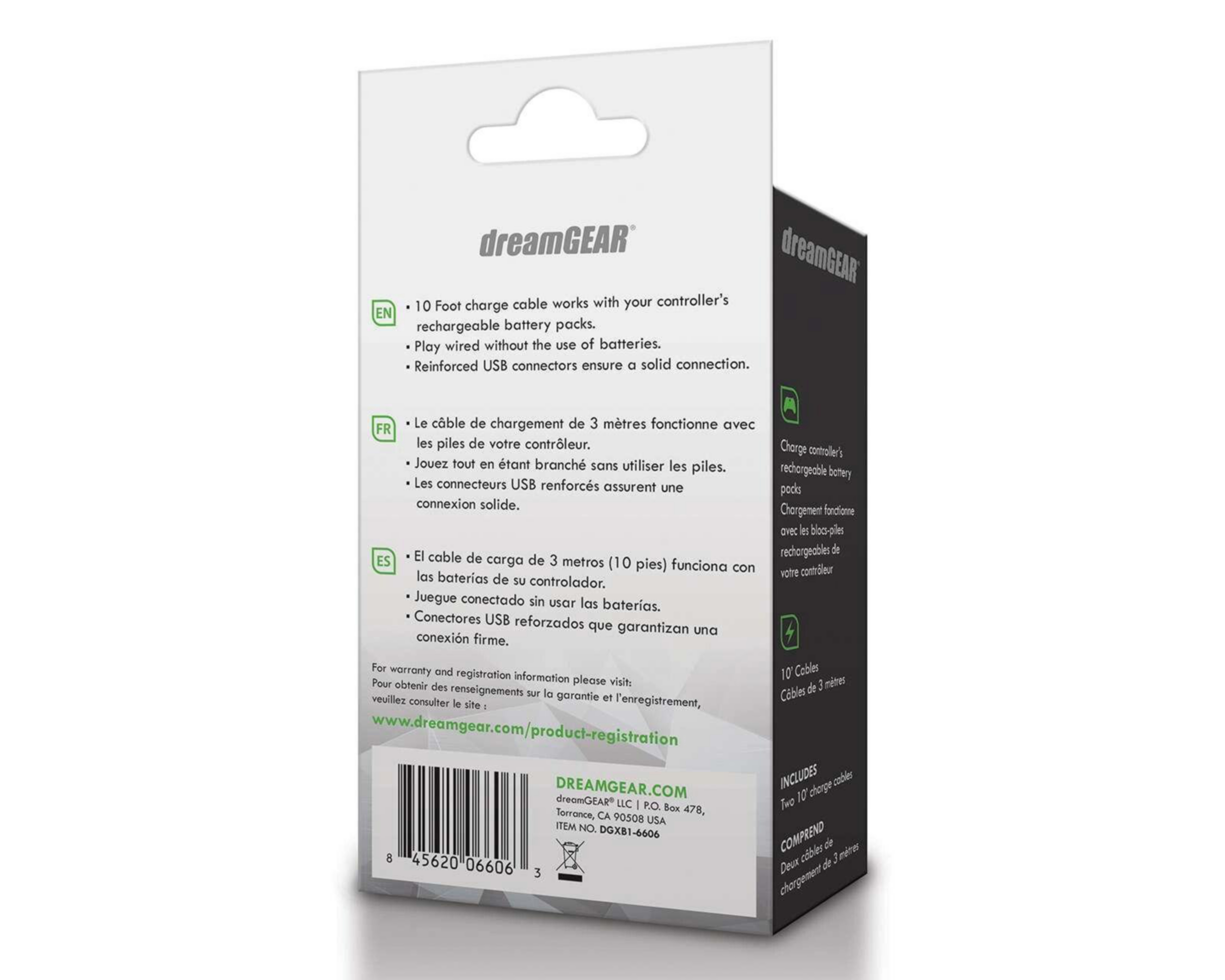 Foto 4 pulgar | Cables para Carga Dreamgear DGXB1-6606 2 piezas