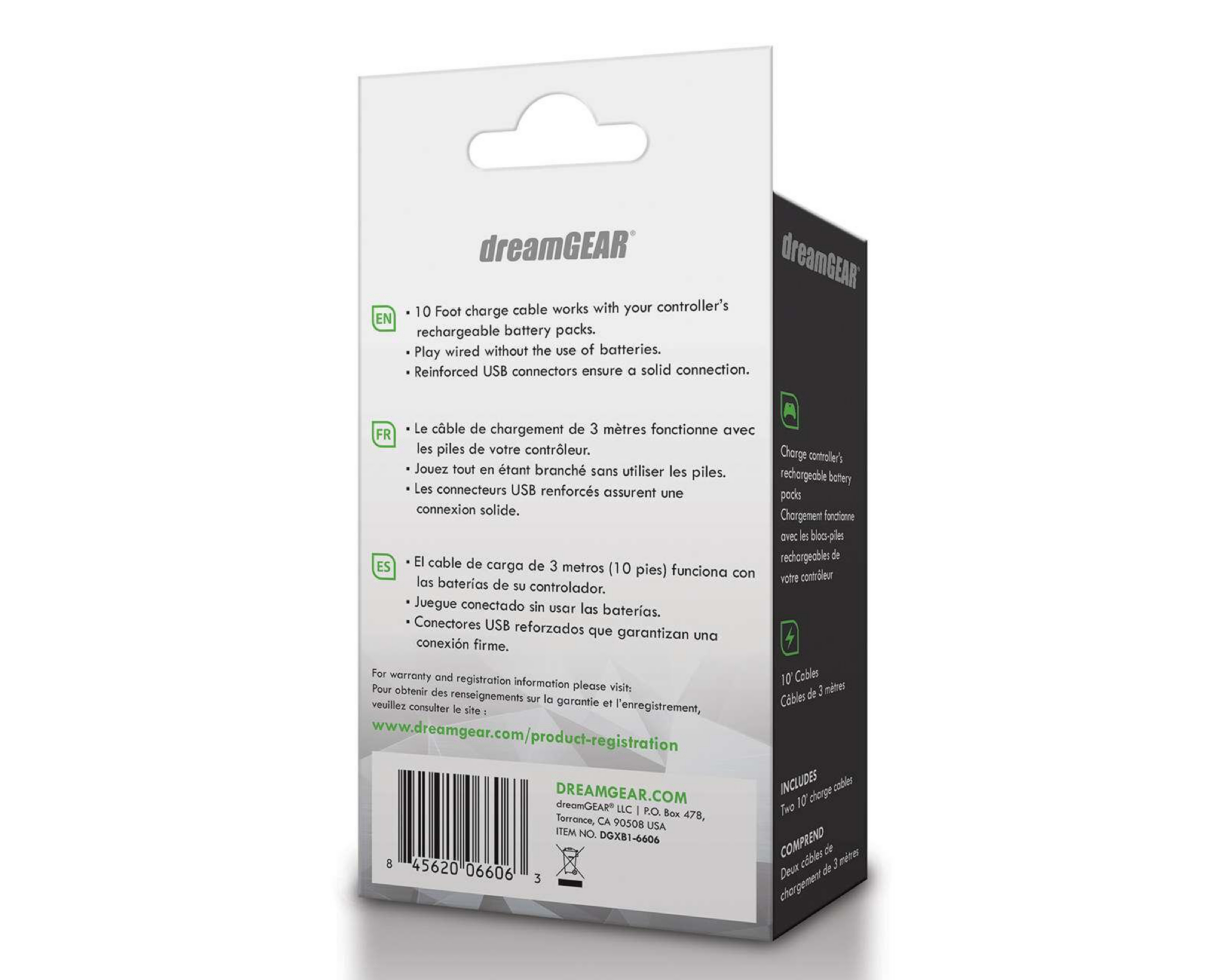 Foto 5 pulgar | Cables para Carga Dreamgear DGXB1-6606 2 piezas