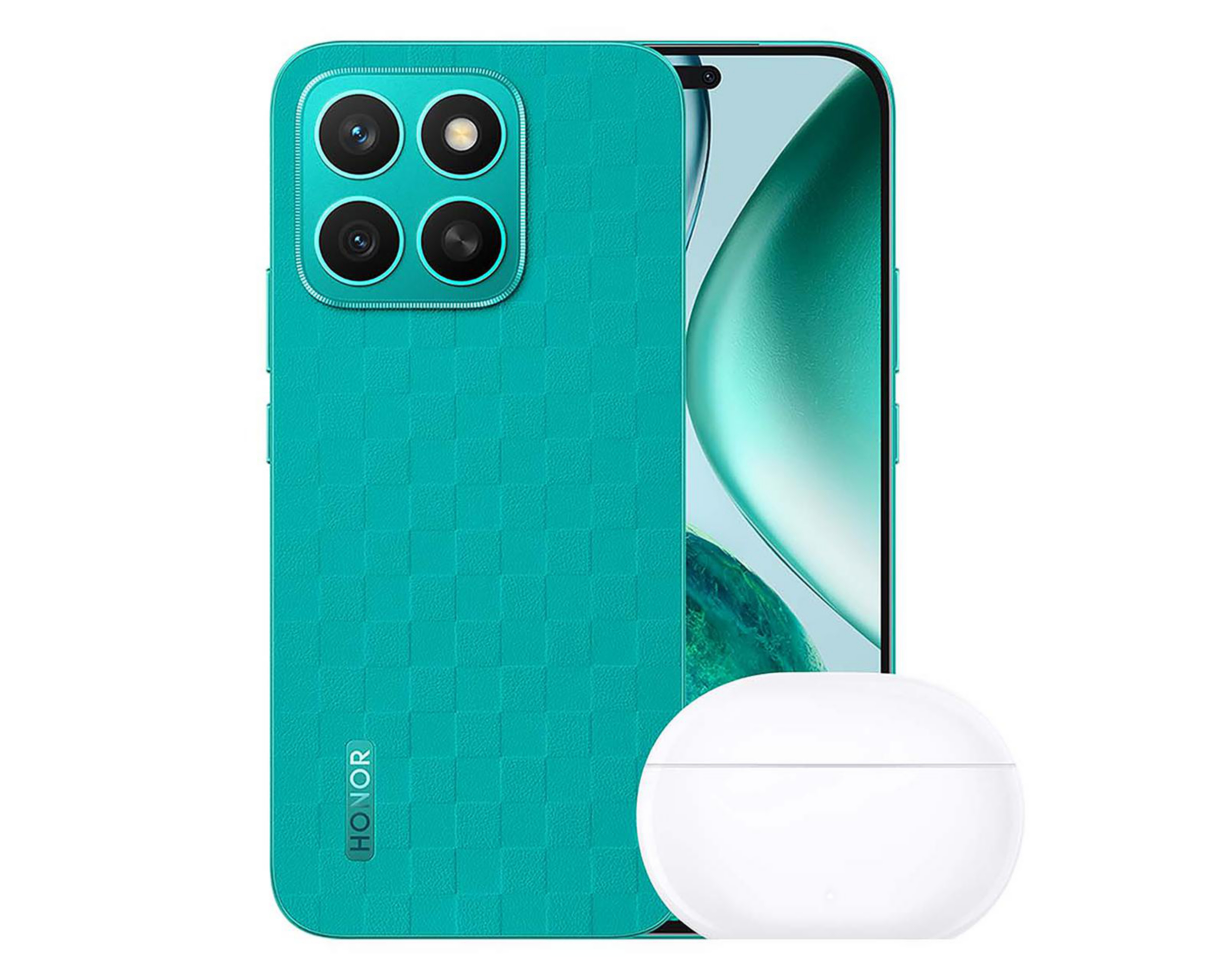 Foto 2 pulgar | Celular Honor X8c Liberado 256 GB Verde + Choice Earbuds X7i
