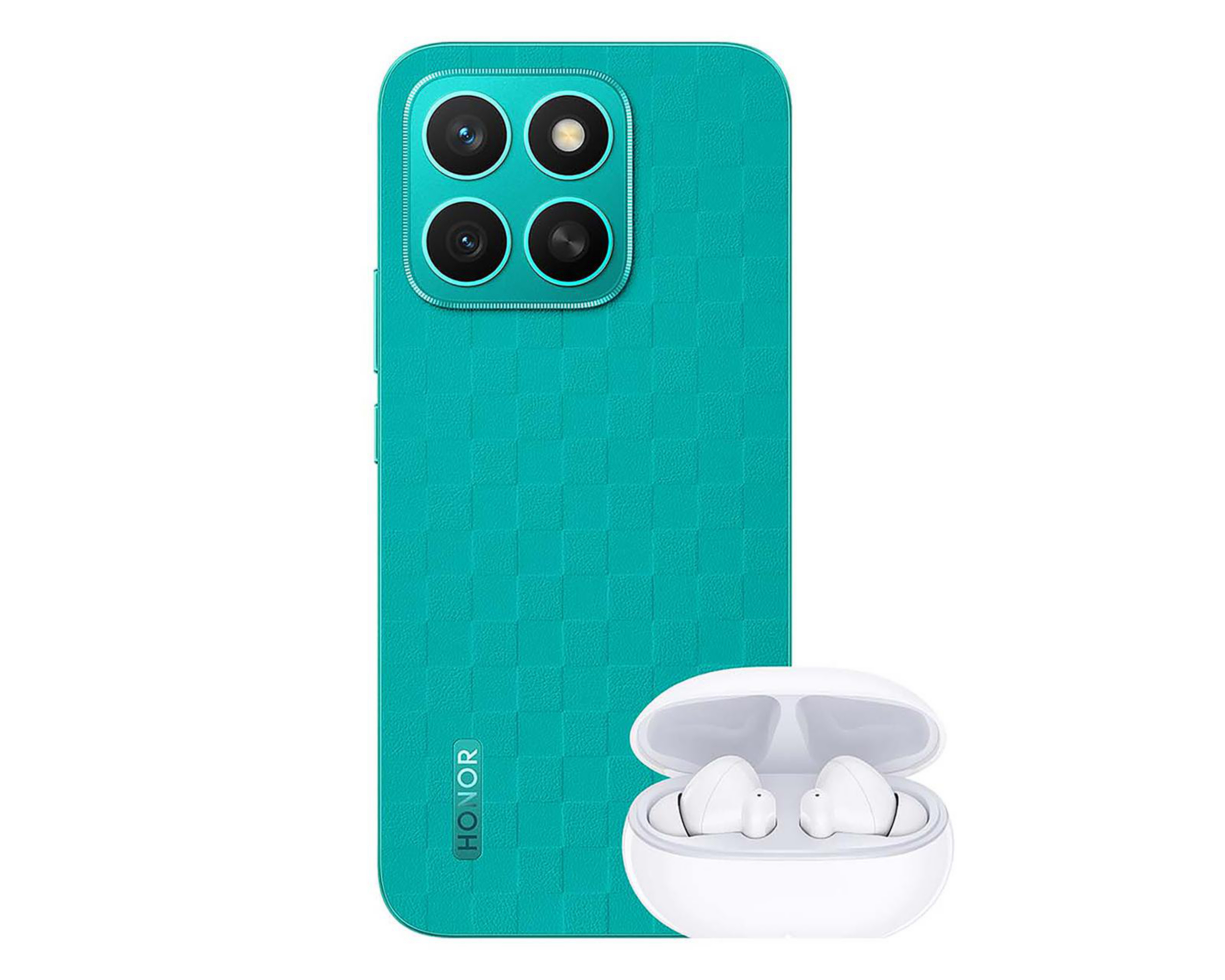 Foto 3 pulgar | Celular Honor X8c Liberado 256 GB Verde + Choice Earbuds X7i