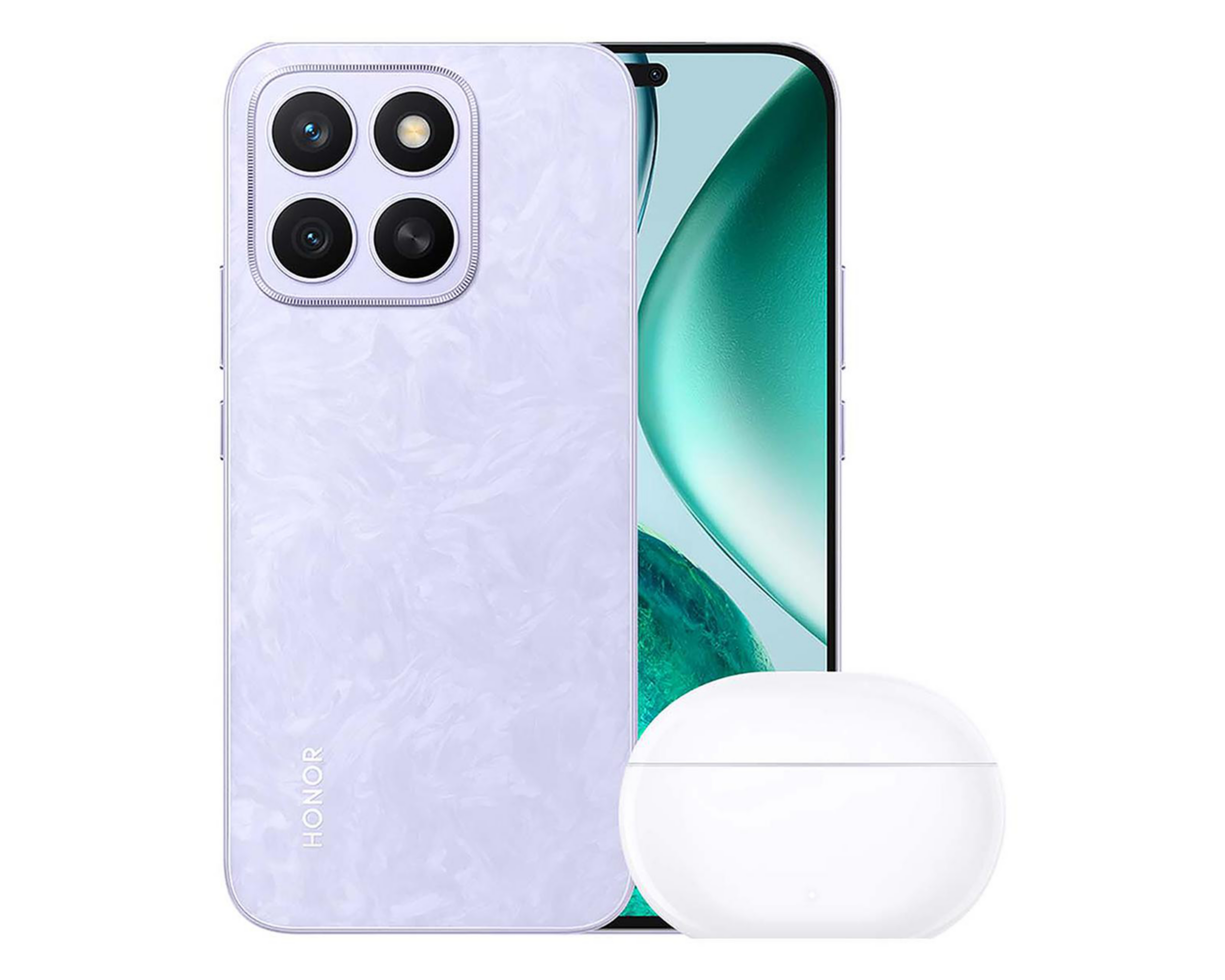 Foto 2 pulgar | Celular Honor X8c Liberado 256 GB Verde + Choice Earbuds X7i