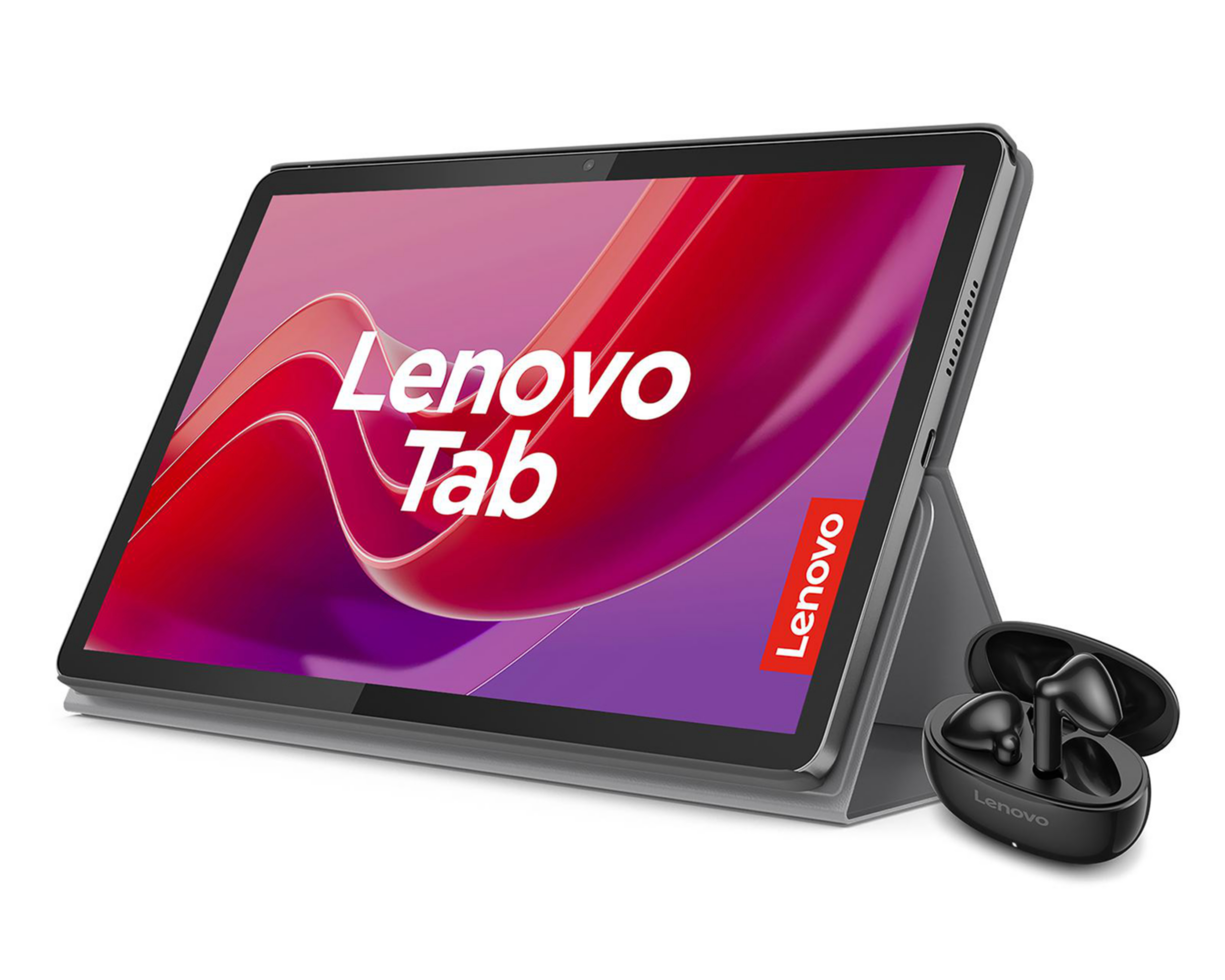 Foto 2 pulgar | Tablet Lenovo ZAEH0131MX 10.1 Pulgadas 128 GB 4 GB con Audífonos y Protector