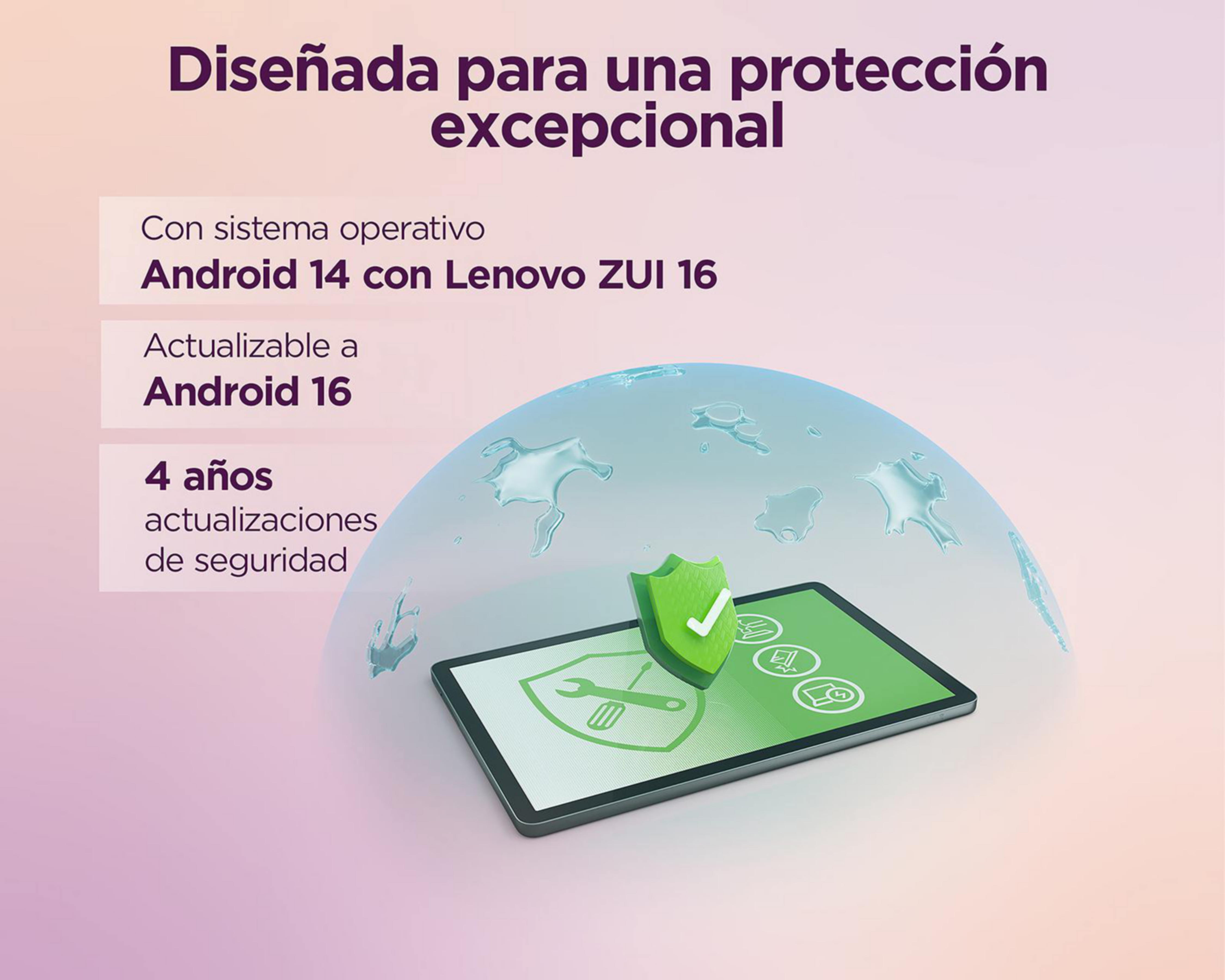 Foto 7 pulgar | Tablet Lenovo ZAEH0131MX 10.1 Pulgadas 128 GB 4 GB con Audífonos y Protector