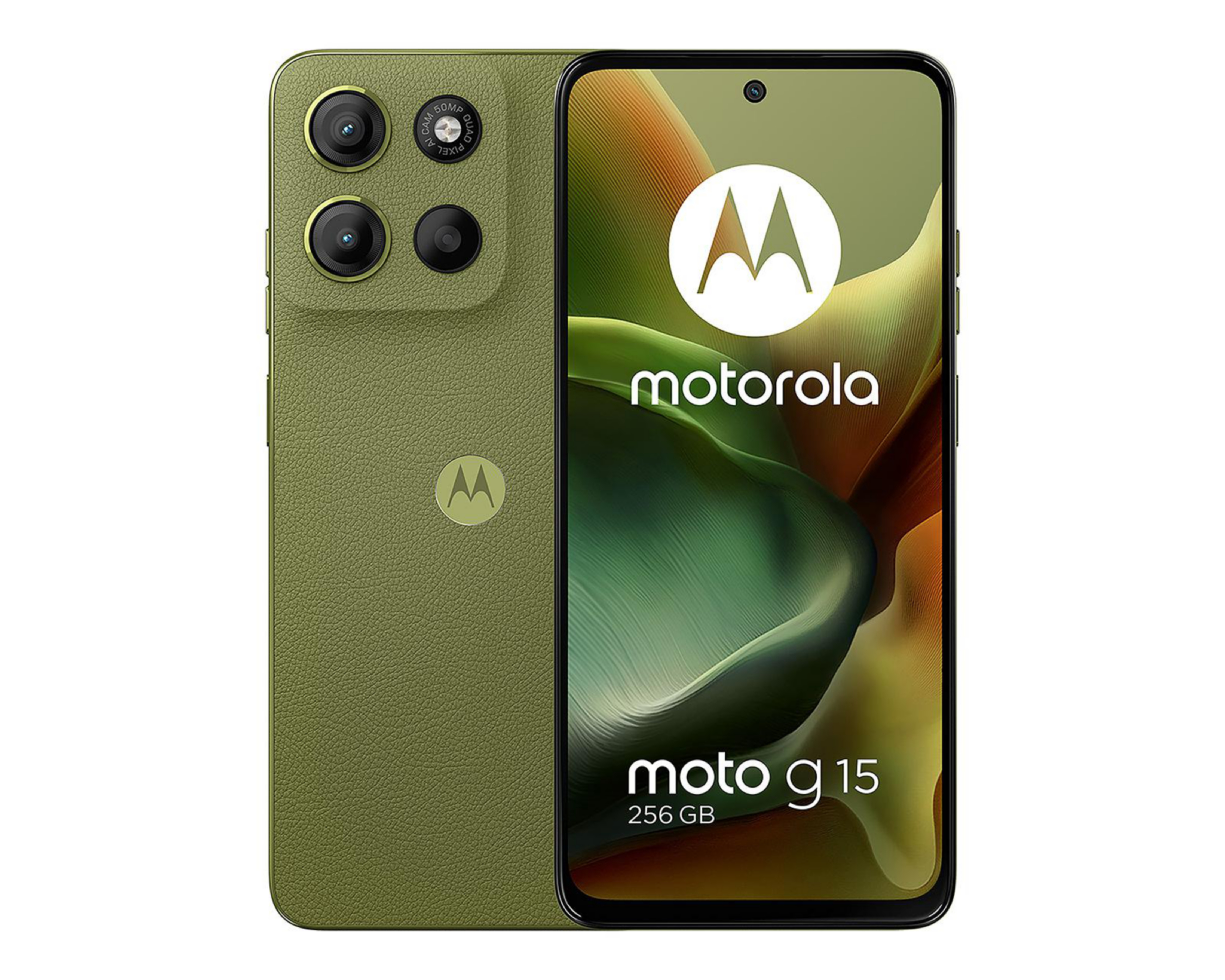 Foto 2 pulgar | AT&T Motorola Moto G15 256 GB Verde