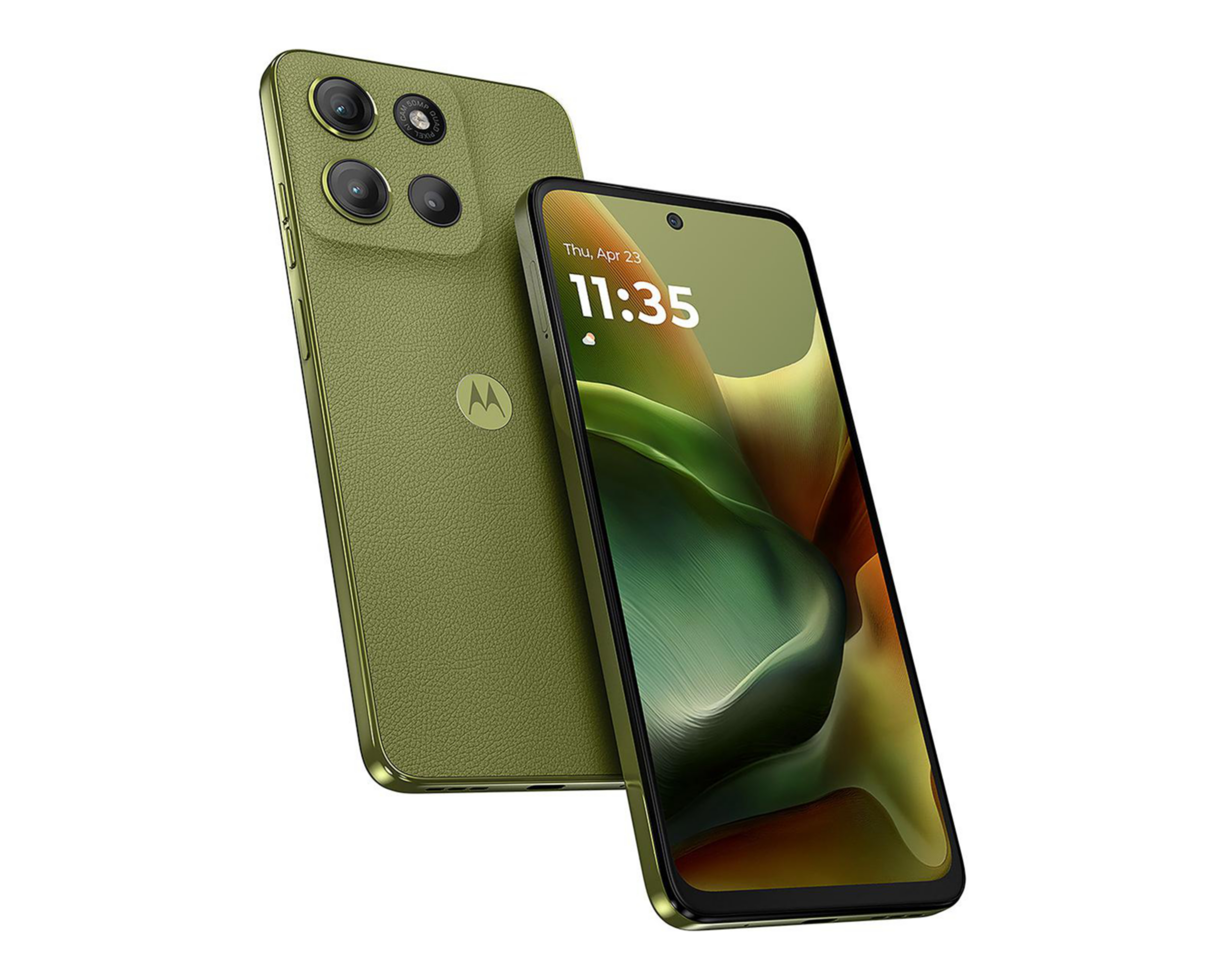 Foto 7 pulgar | AT&T Motorola Moto G15 256 GB Verde