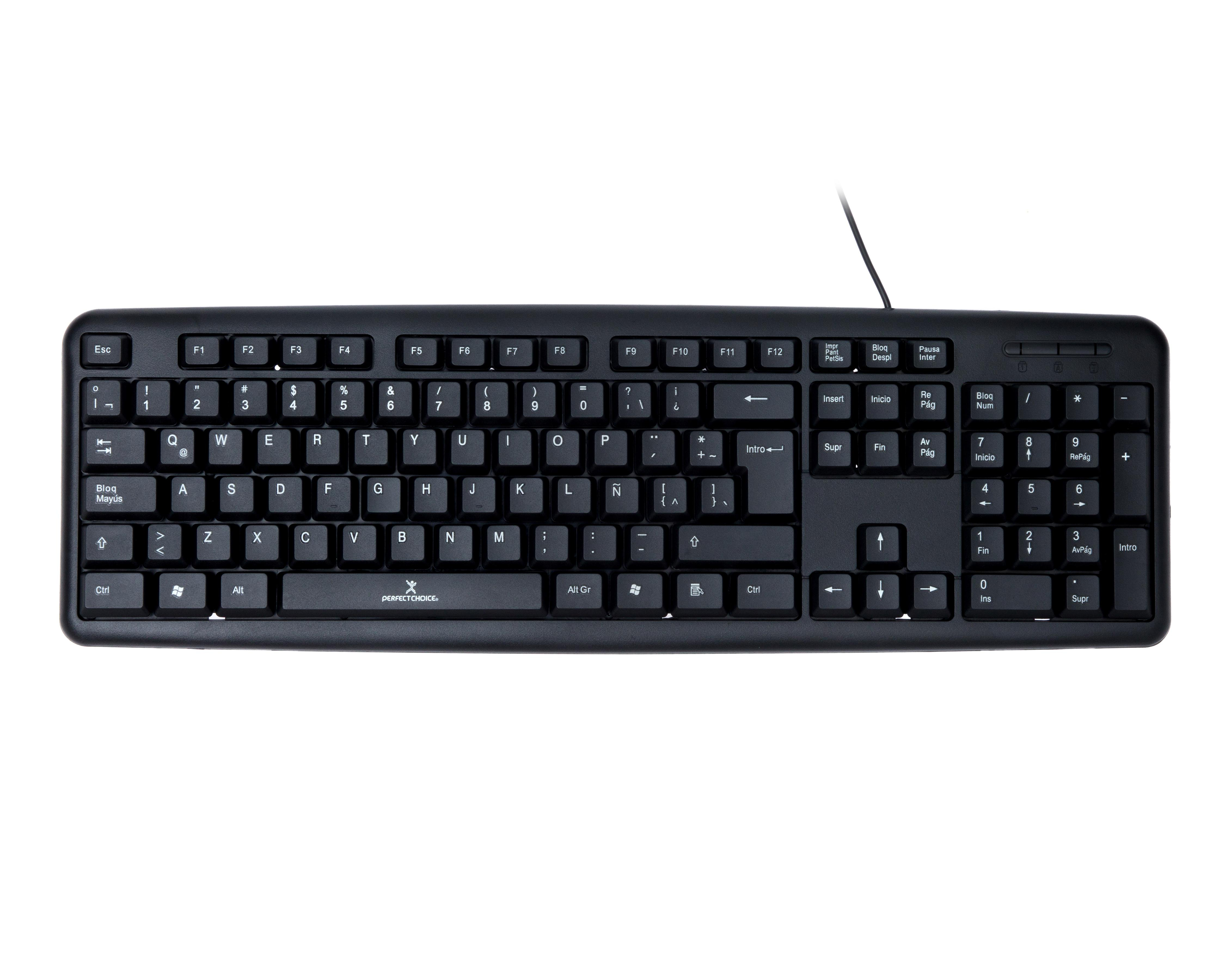 Foto 3 pulgar | Teclado Alámbrico Perfect Choice PC-201038