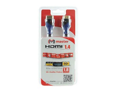 Foto 3 | Cable HDMI Master 1.8 m