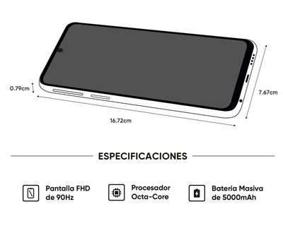 Foto 8 | Celular Realme Note 60 Liberado 128 GB Azul