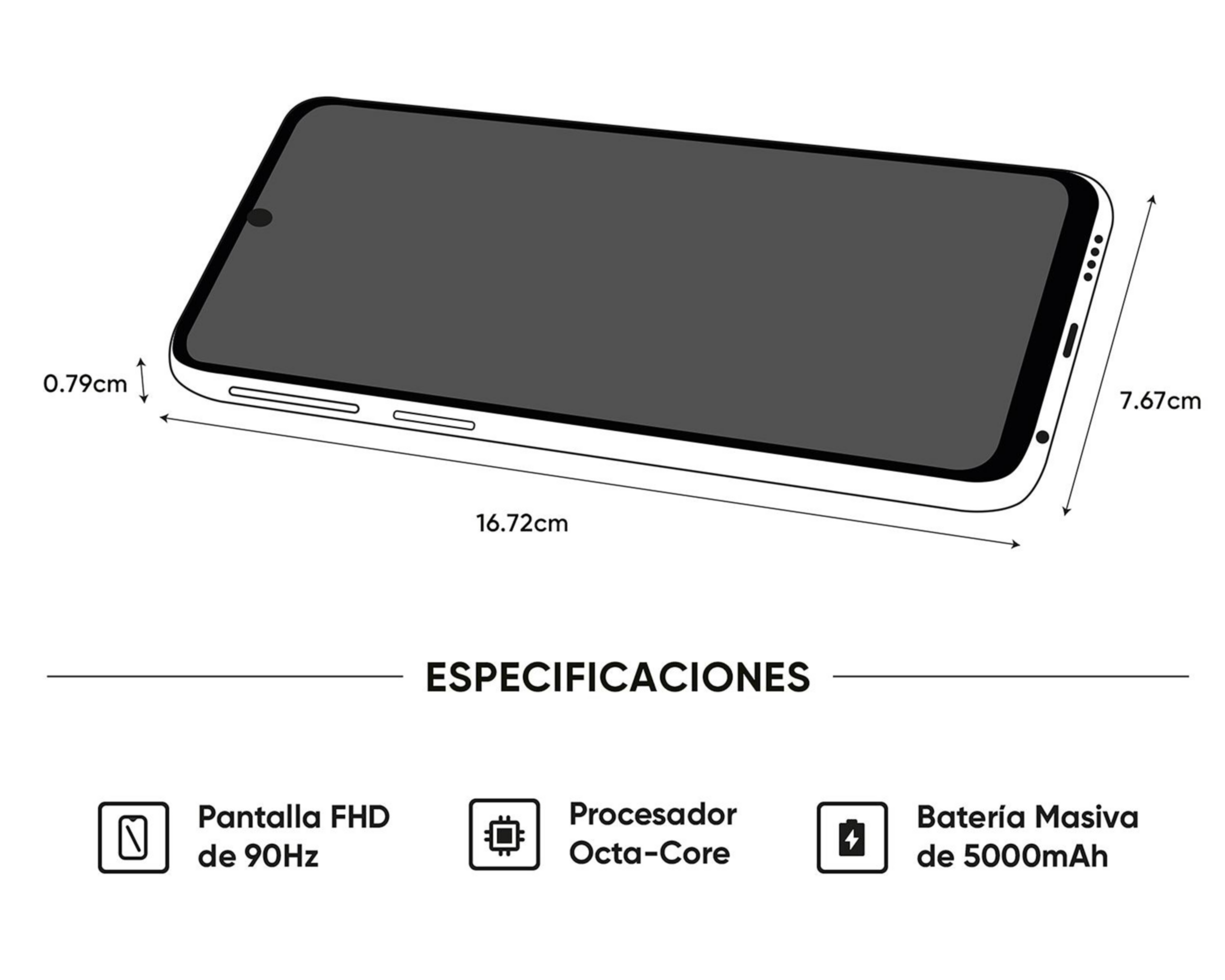 Foto 9 pulgar | Celular Realme Note 60 Liberado 128 GB Negro