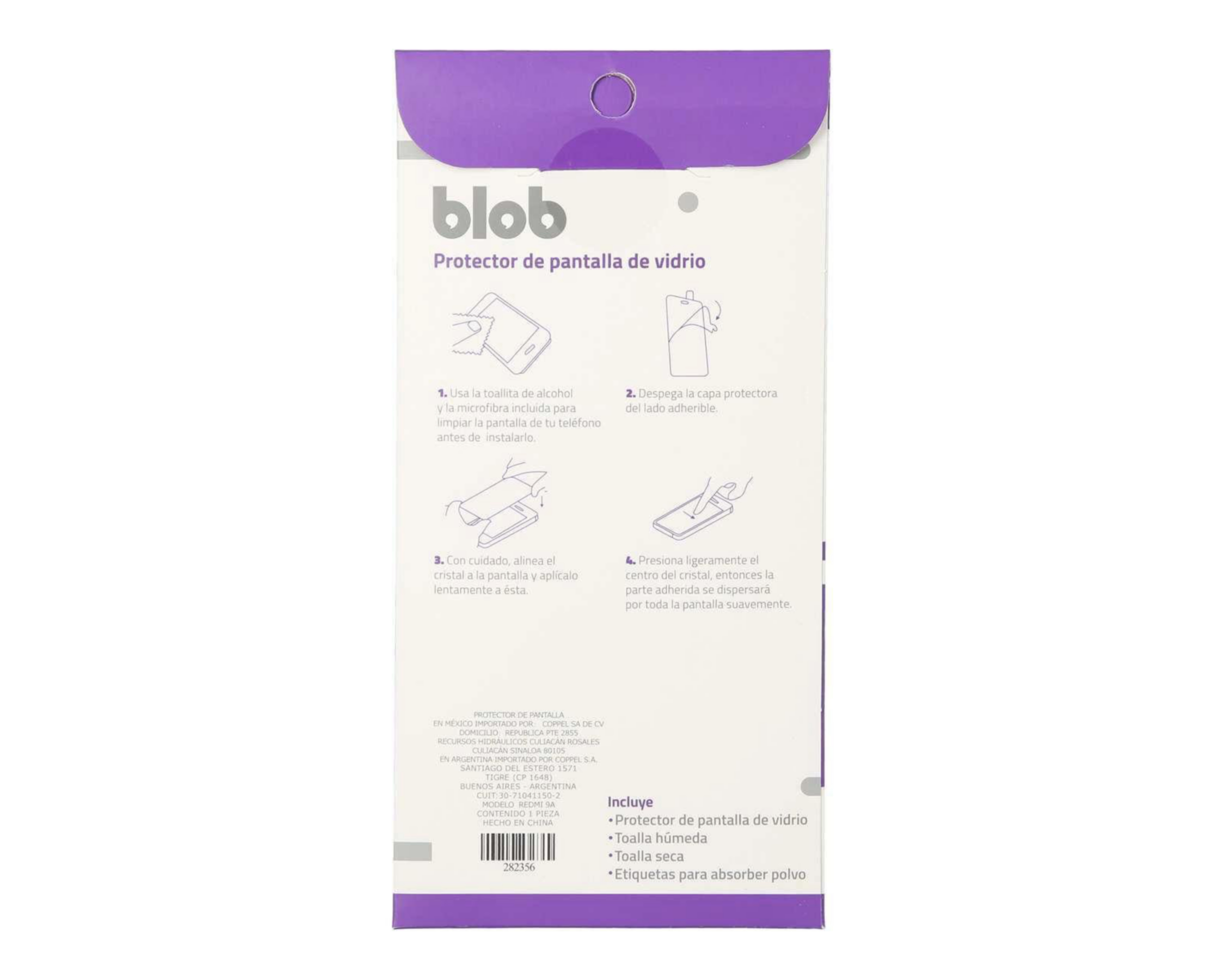 Foto 3 pulgar | Protector de Pantalla Blob para Xiaomi Redmi 9A