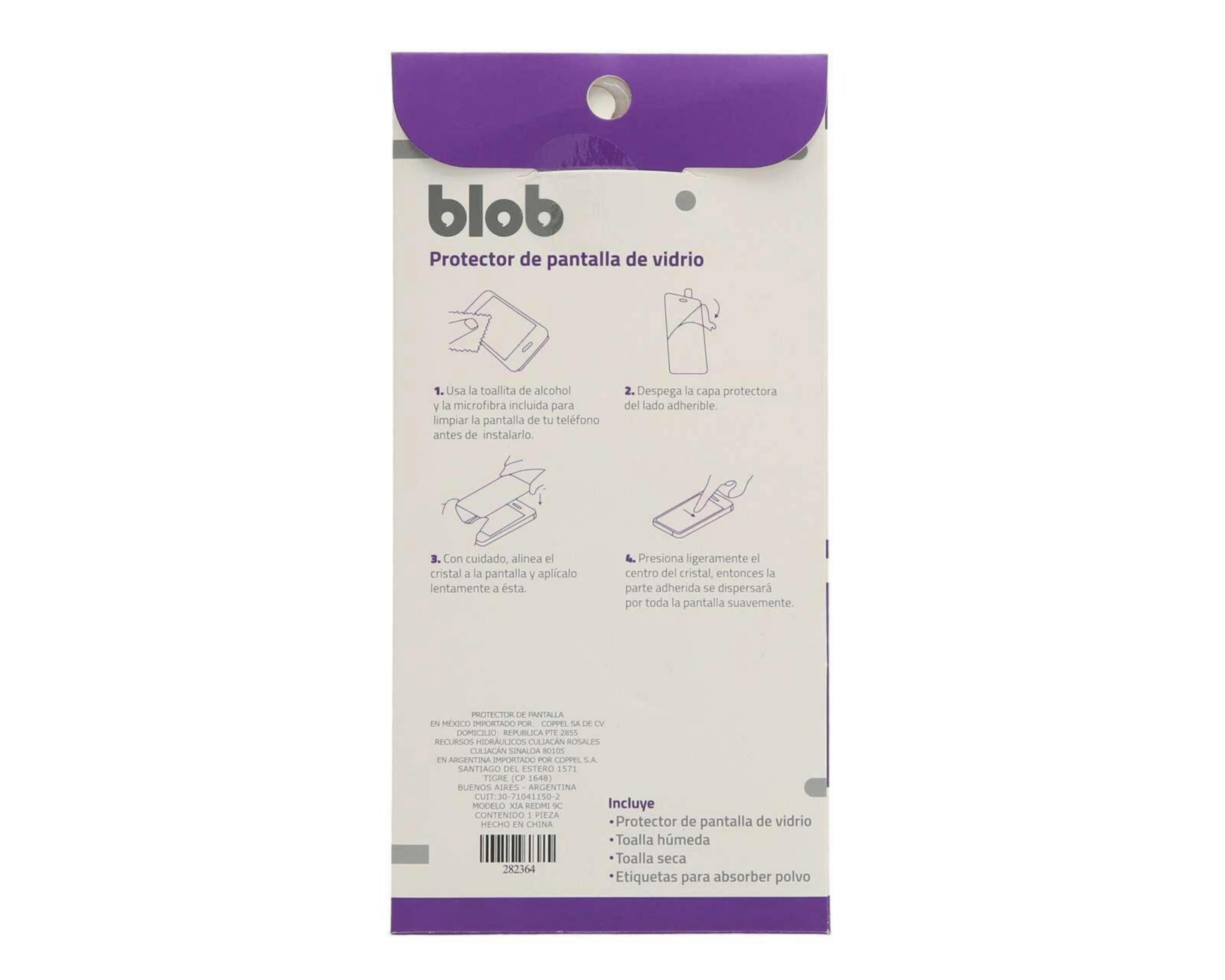 Foto 3 pulgar | Protector de Pantalla Blob para Xiaomi Redmi 9C