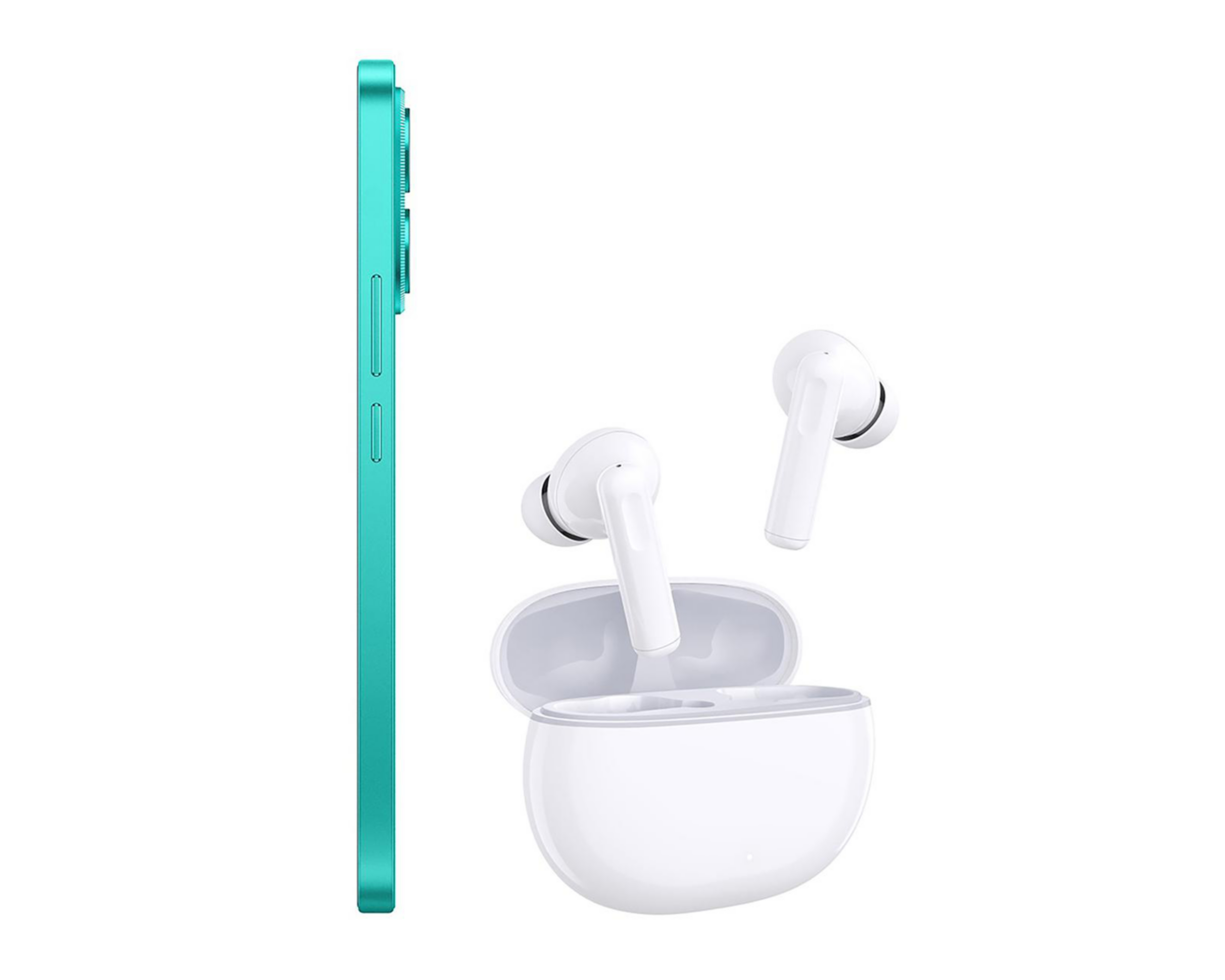 Foto 5 | Movistar Honor X8c 256 GB Verde con Choice Earbuds X7i