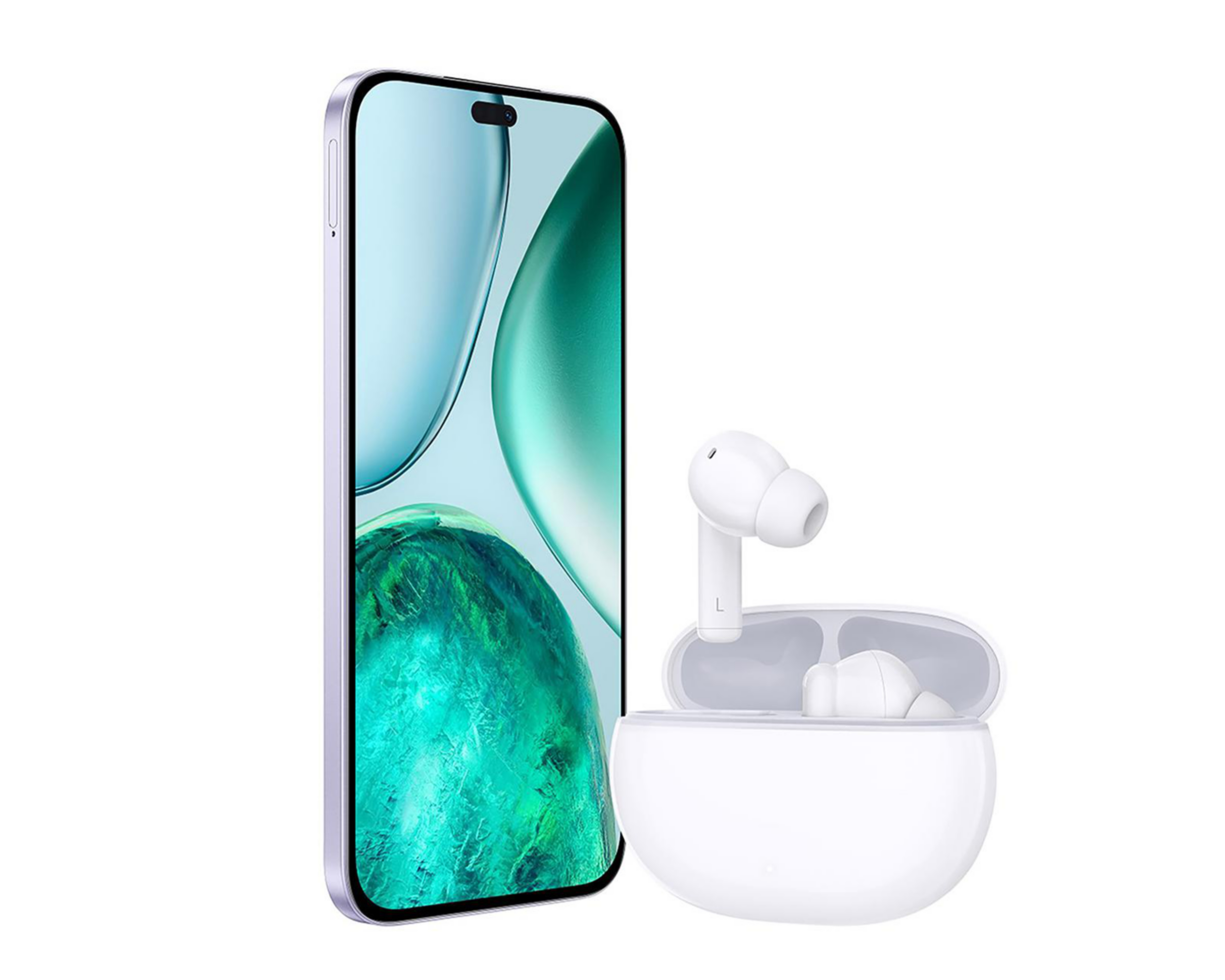 Foto 5 pulgar | Movistar Honor X8C 256 GB Morado + Honor Choice Earbuds X7i