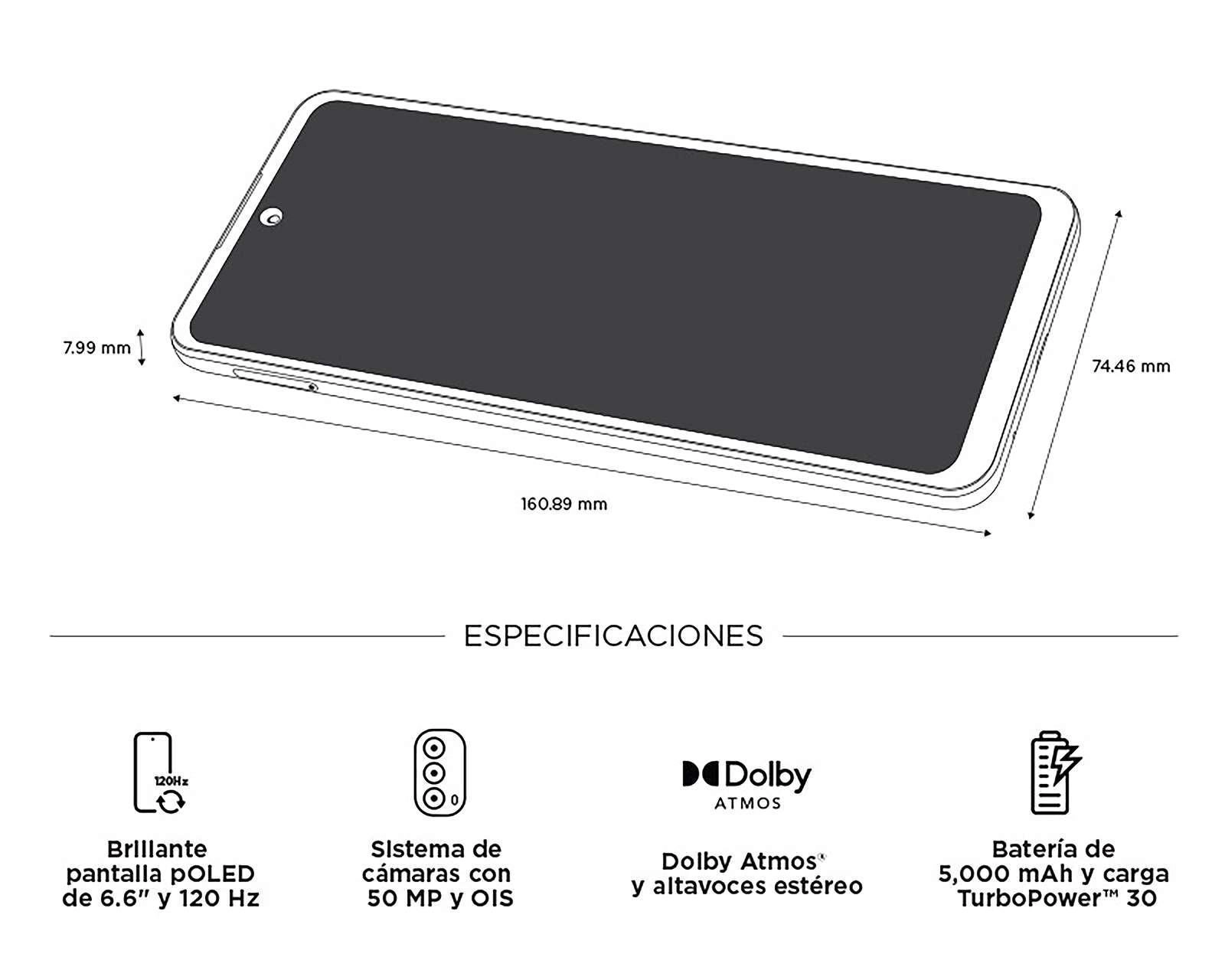 Foto 10 pulgar | Telcel Motorola G82 128 GB Blanco