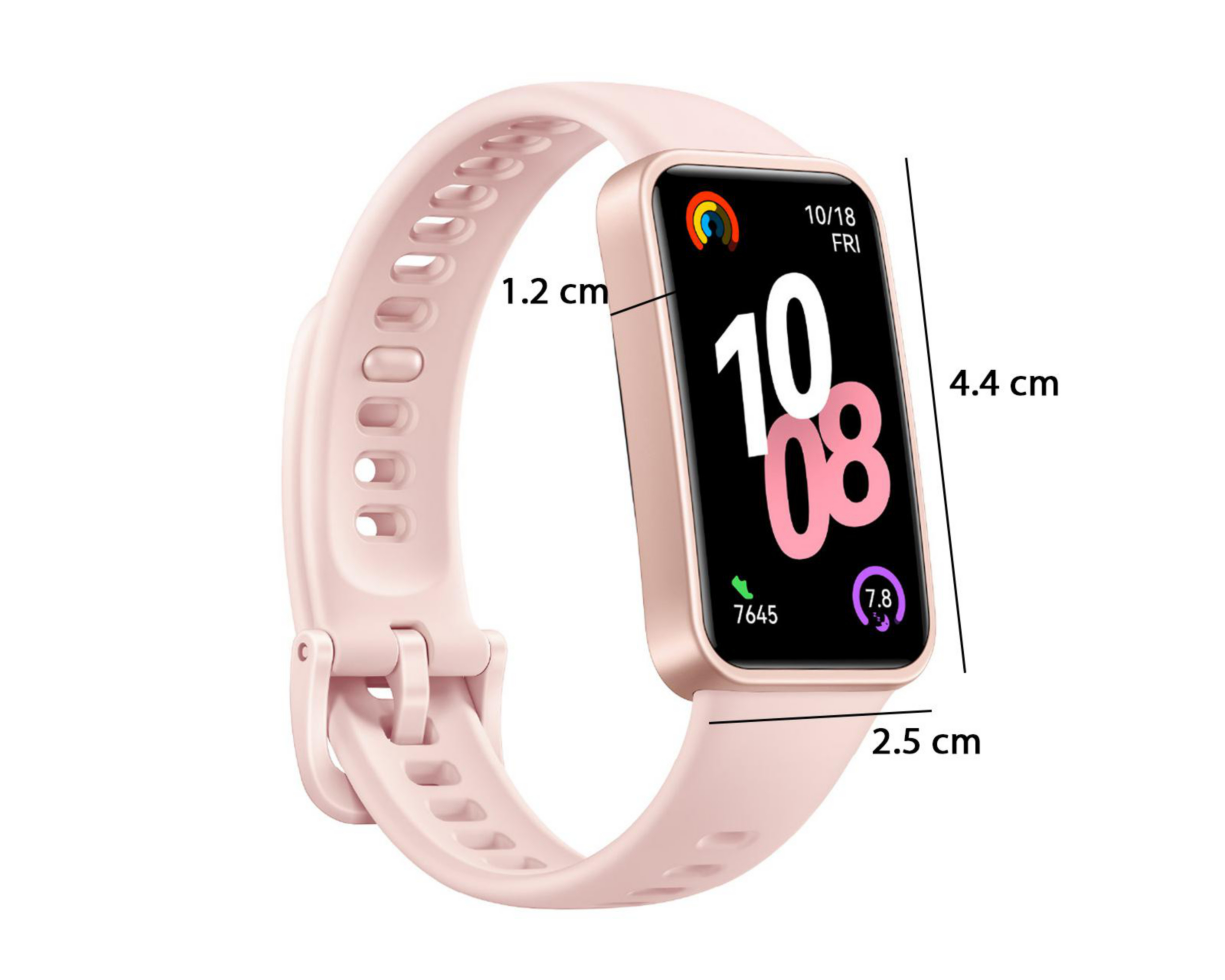 Foto 7 pulgar | Fitband Huawei Band 10 Rosa