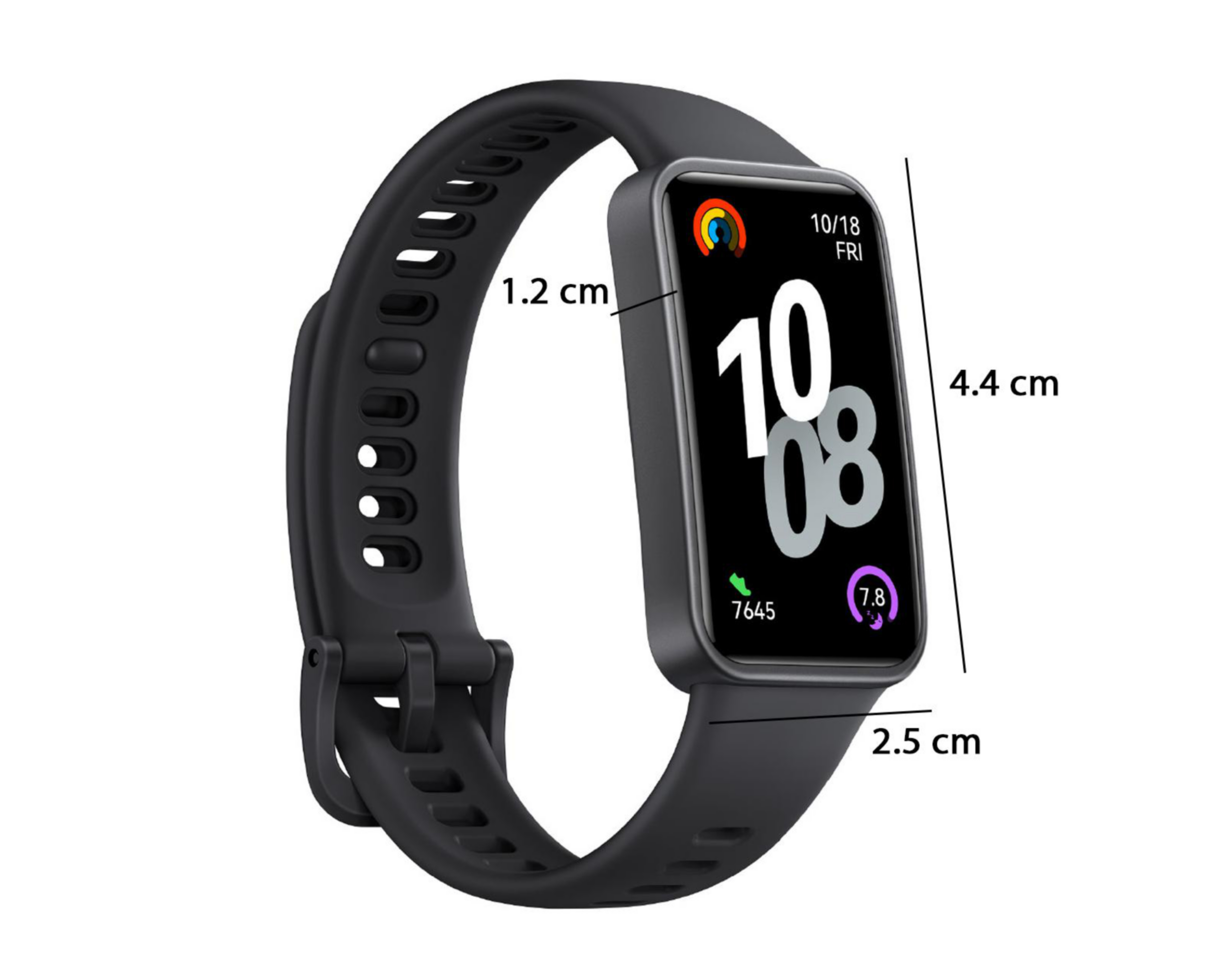 Foto 7 pulgar | Fitband Huawei Band 10 Negra