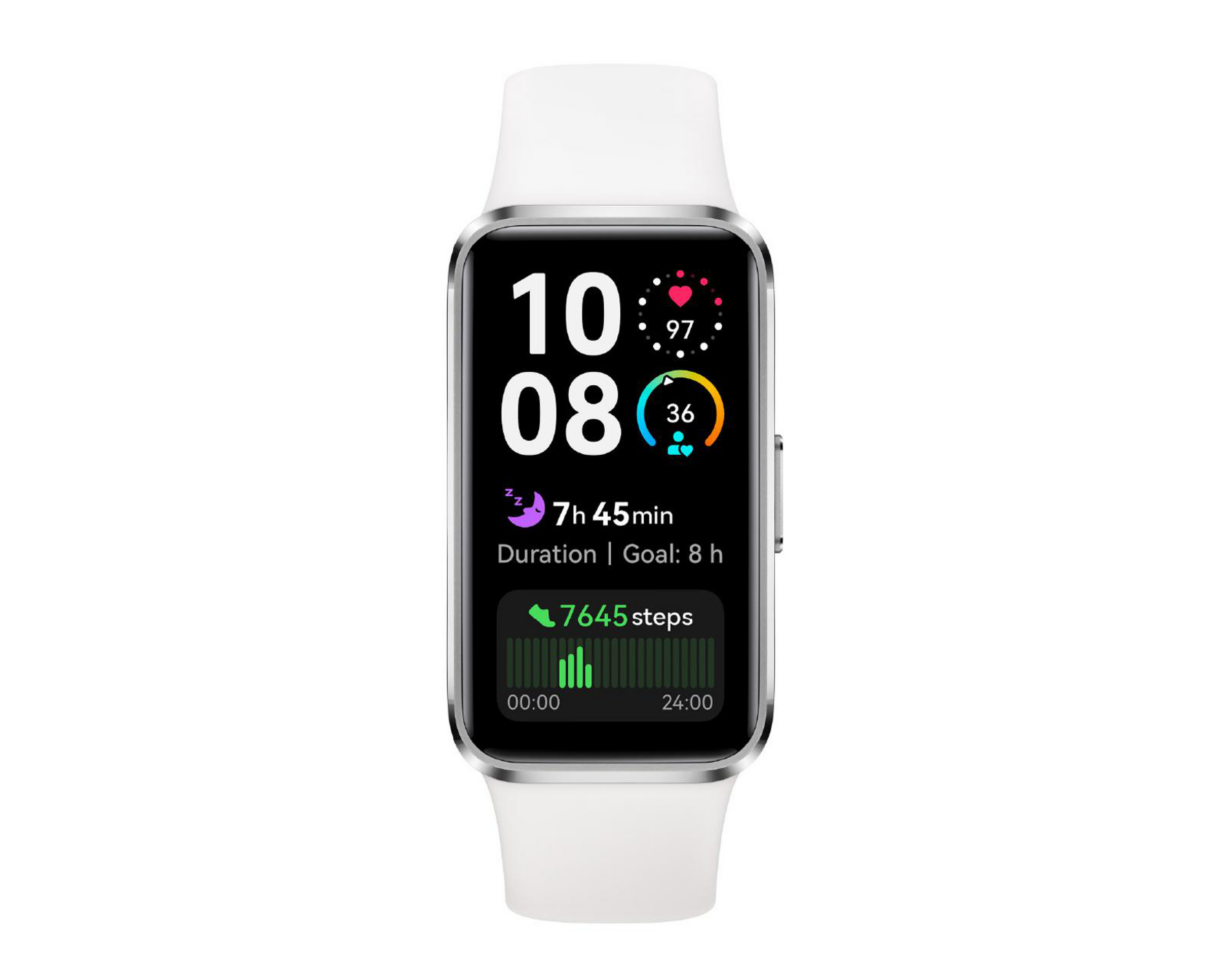 Foto 3 pulgar | Fitband Huawei Band 10 44 mm Blanco