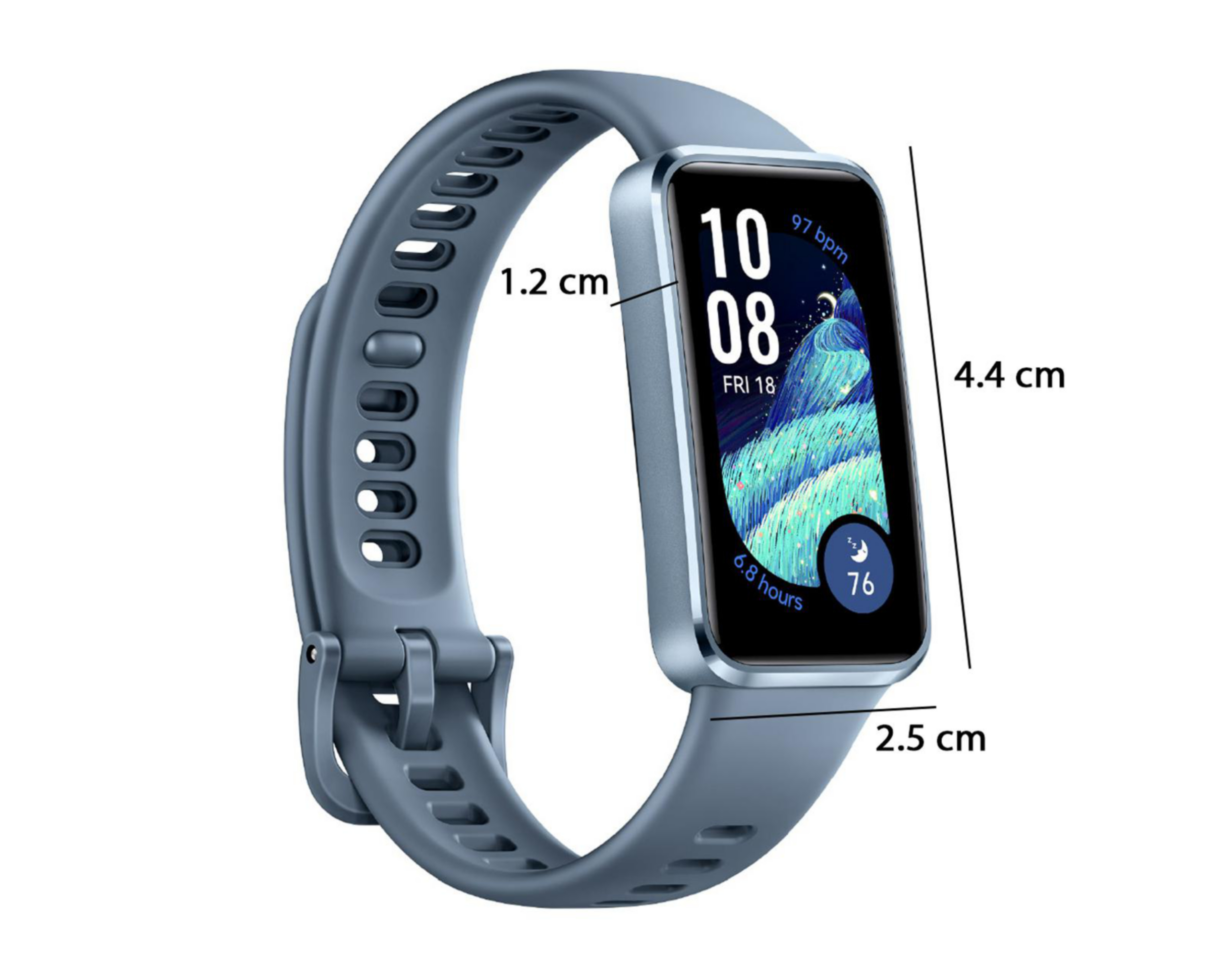 Foto 7 pulgar | Fitband Huawei Band 10 44 mm Azul