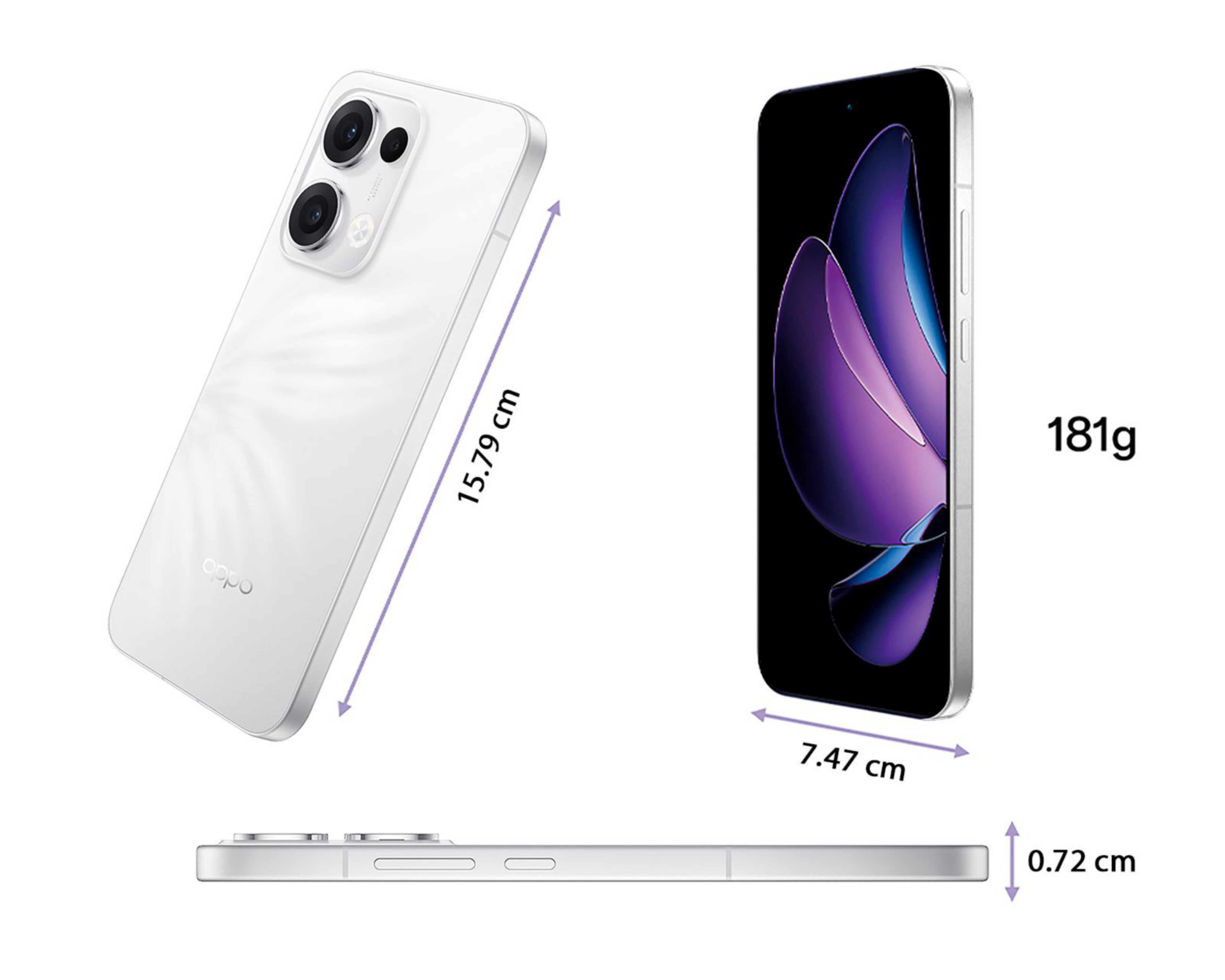Foto 6 pulgar | Telcel OPPO Reno 13 5G 512 GB Blanco