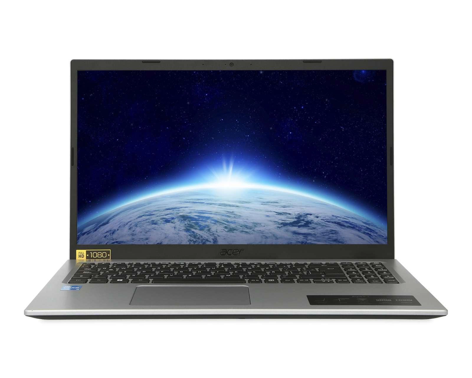 Laptop Acer A315-58-34S8 15.6" Windows 10 Home Intel Core i3 8 GB RAM 1 TB + 128 GB SSD Plata