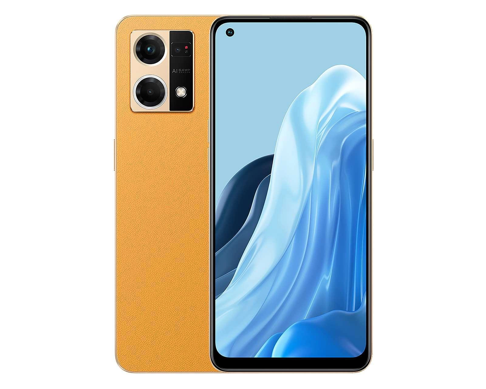 Foto 1 | Telcel OPPO Reno7 128 GB Naranja