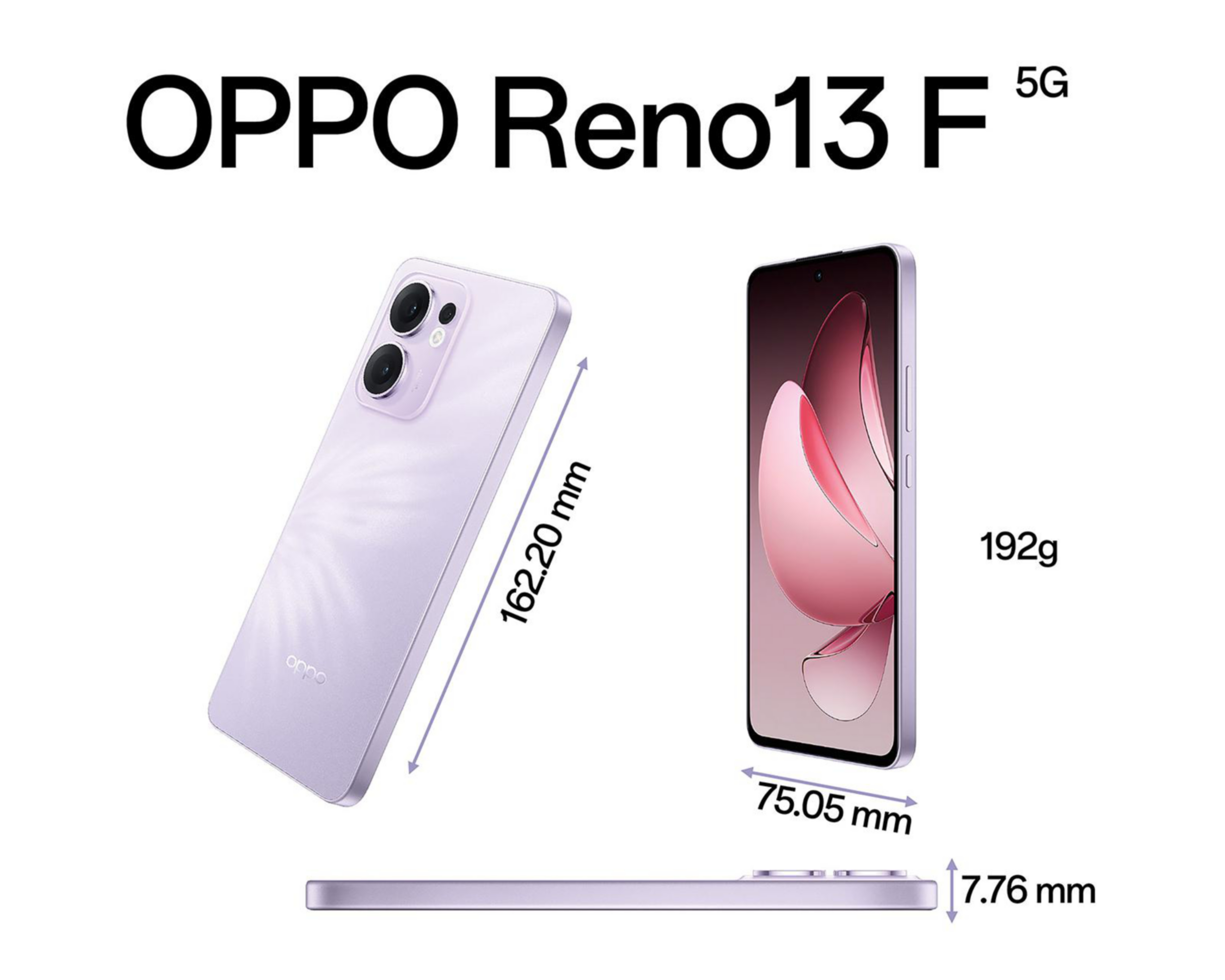 Foto 7 | AT&T OPPO Reno13 F 5G 256 GB Lila