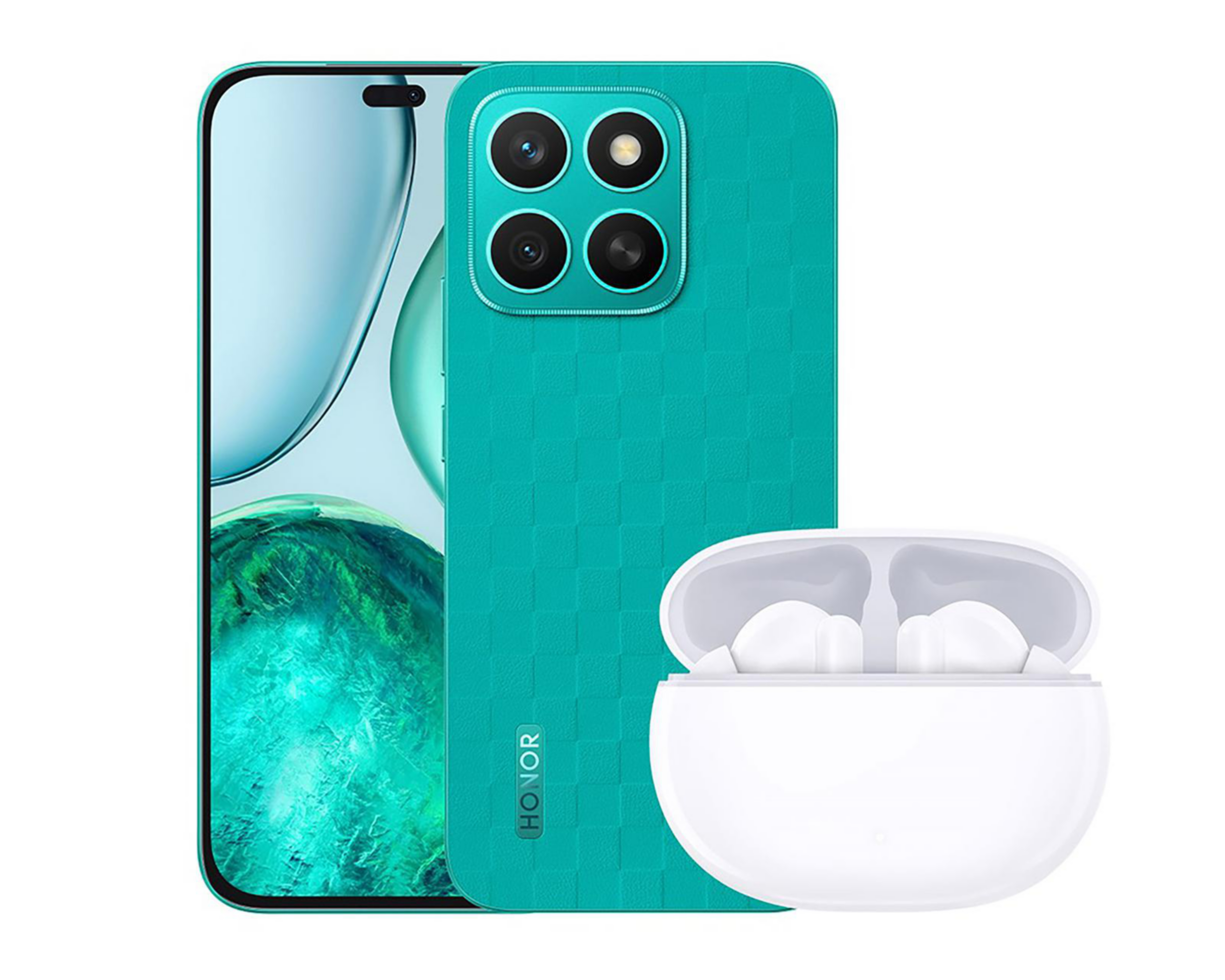 AT&T/Unefon Honor X8C 512 GB Verde + Audífonos $6,999