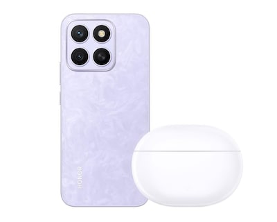 Foto 2 | AT&T/Unefon Honor X8C 256 GB Morado + Audífonos