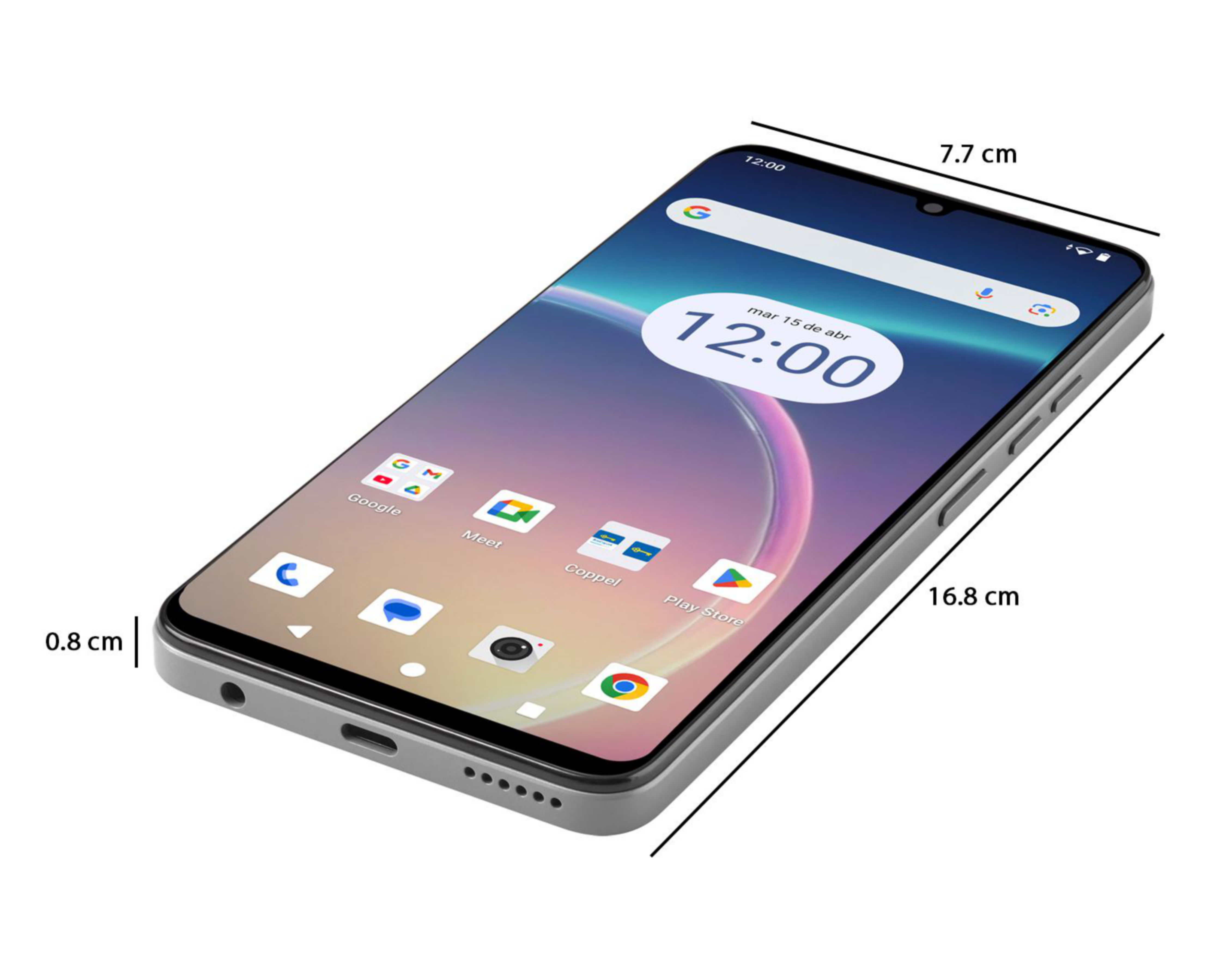 Foto 11 pulgar | Celular Zuum Stellar M6 Liberado 128 GB Gris