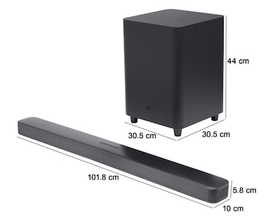 Foto 4 | Barra de Sonido JBL JBL2GBAR51IMBLKAM con Subwoofer