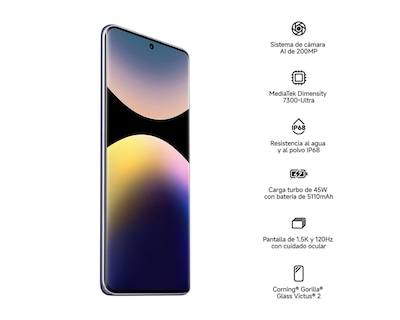 Foto 8 | AT&T Xiaomi Redmi Note 14 Pro 5G 256 GB Morado + Audífonos