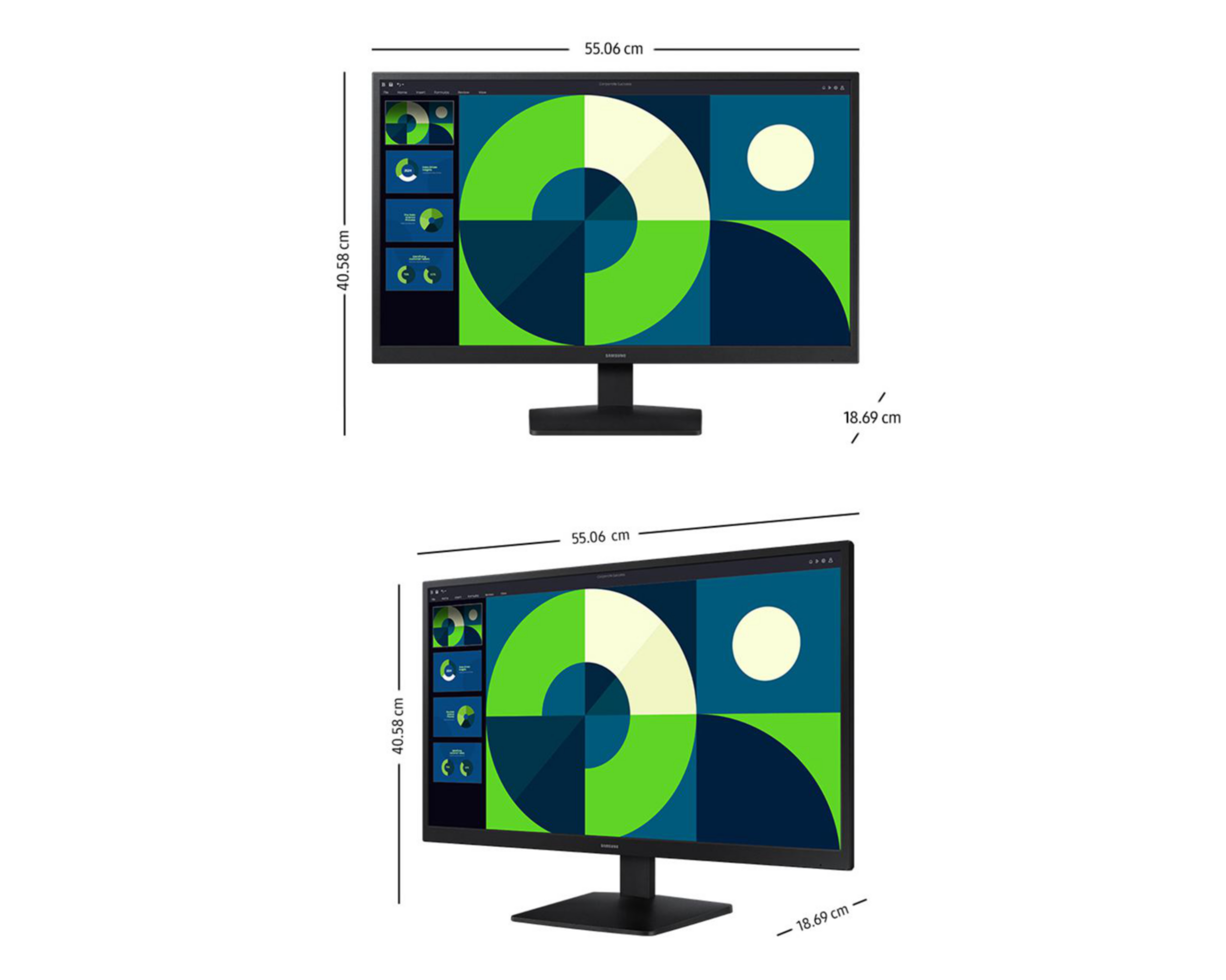 Foto 6 pulgar | Monitor Samsung Essential S3 24 Pulgadas Full HD 75 Hz