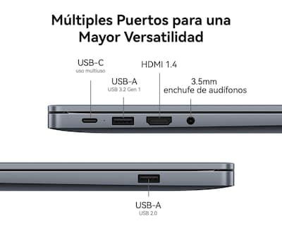 Foto 4 | Laptop Huawei MateBook D16 16 Pulgadas Windows 11 Intel Core i5 16 GB RAM 1 TB SSD Plateado