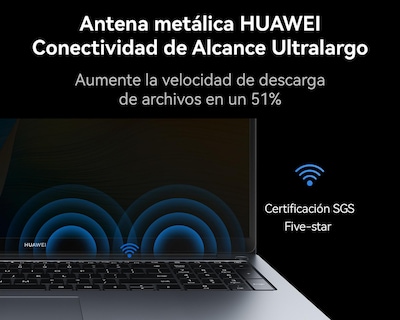 Foto 9 | Laptop Huawei MateBook D16 16 Pulgadas Windows 11 Intel Core i5 16 GB RAM 1 TB SSD Plateado