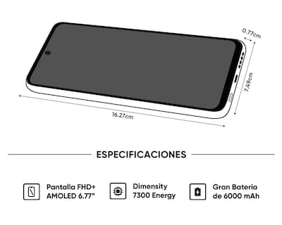 Foto 8 | Telcel Realme 14 Pro 5G 256 GB Gris