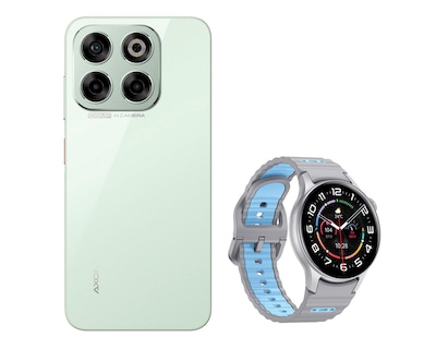 Foto 1 | Telcel ZTE Axon 70 256 GB Verde + Smartwatch