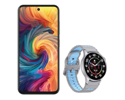Foto 2 | Telcel ZTE Axon 70 256 GB Verde + Smartwatch