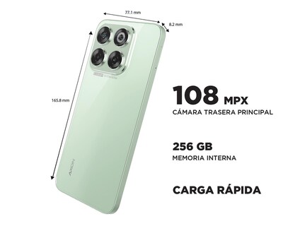 Foto 7 | Telcel ZTE Axon 70 256 GB Verde + Smartwatch