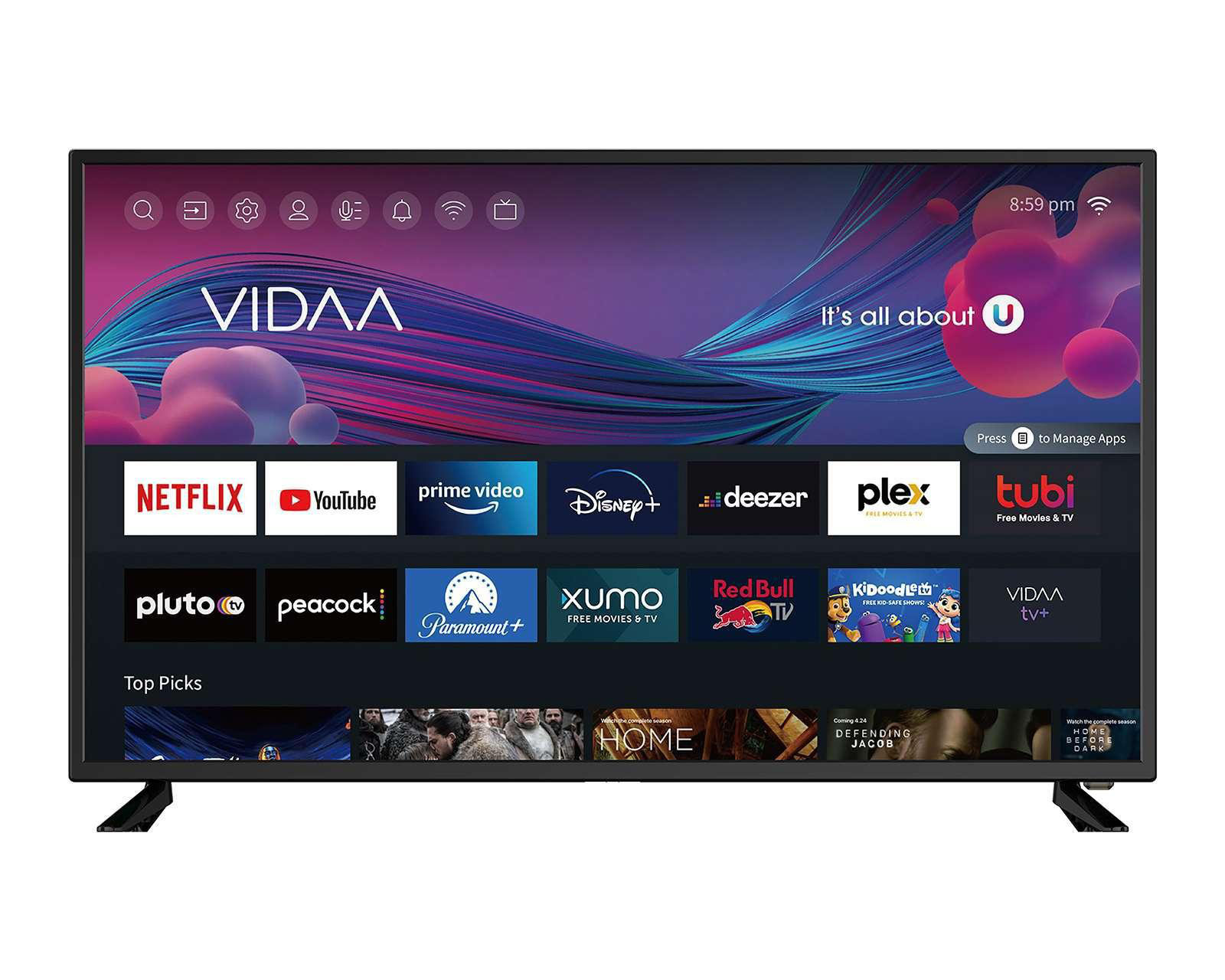 Pantalla LED EVL 43' UHD 4K Smart TV 43EVLS4 $6,499
