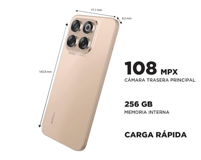 Foto 8 | Telcel ZTE Axon 70 256 GB Dorado + Smartwatch