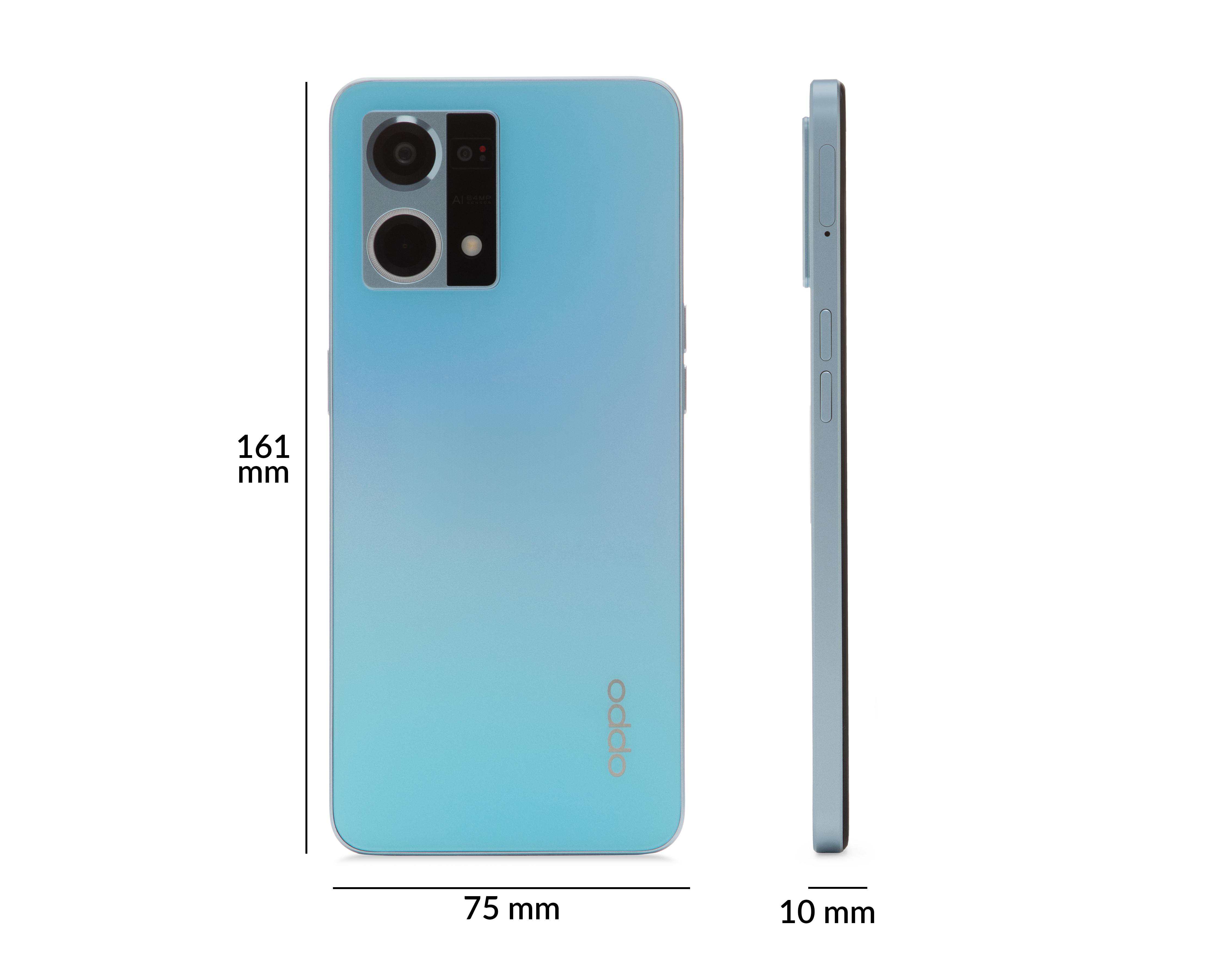 Foto 8 pulgar | AT&T/Unefon OPPO Reno7 128 GB Azul